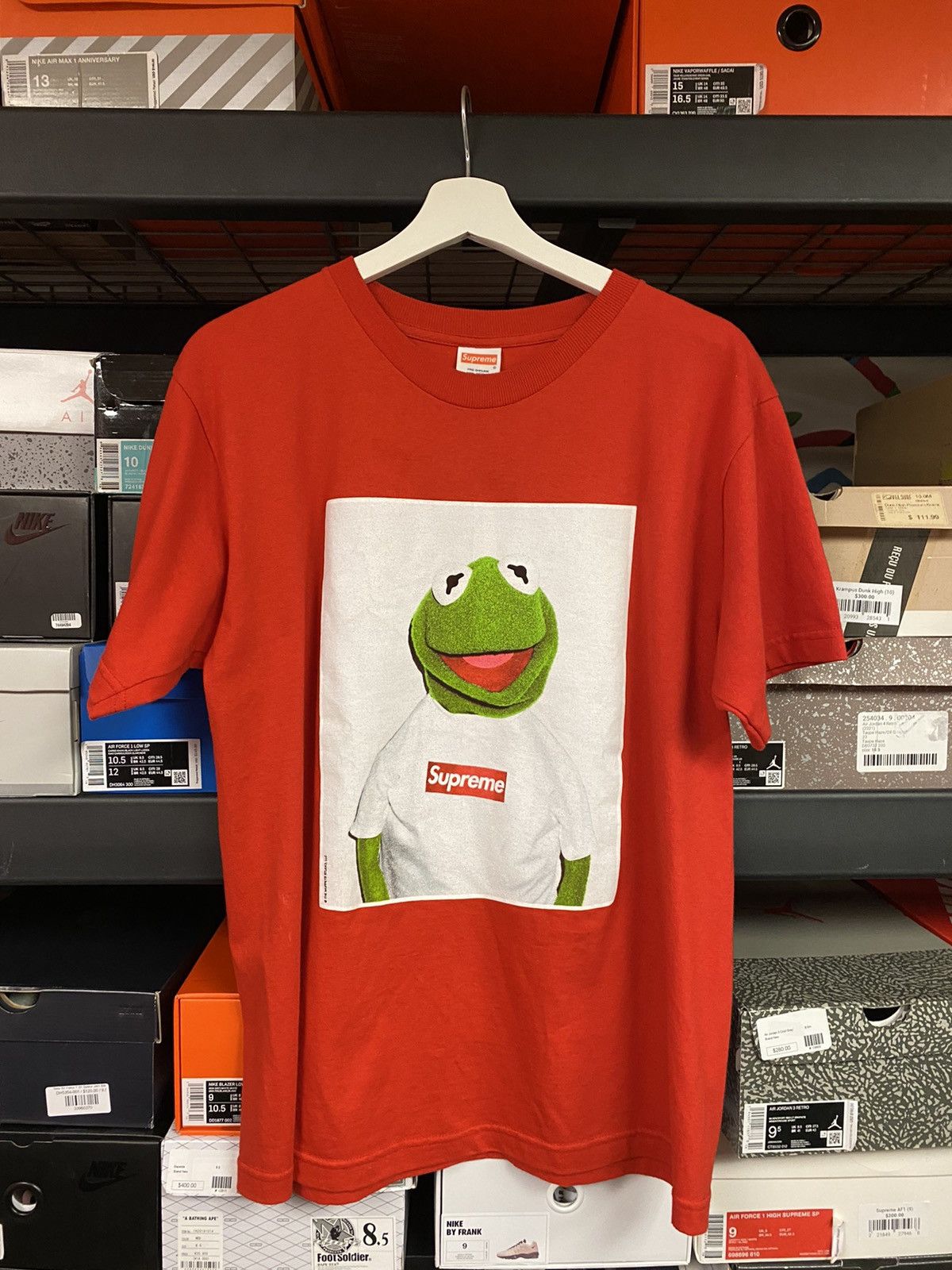 Supreme kermit tee grailed online