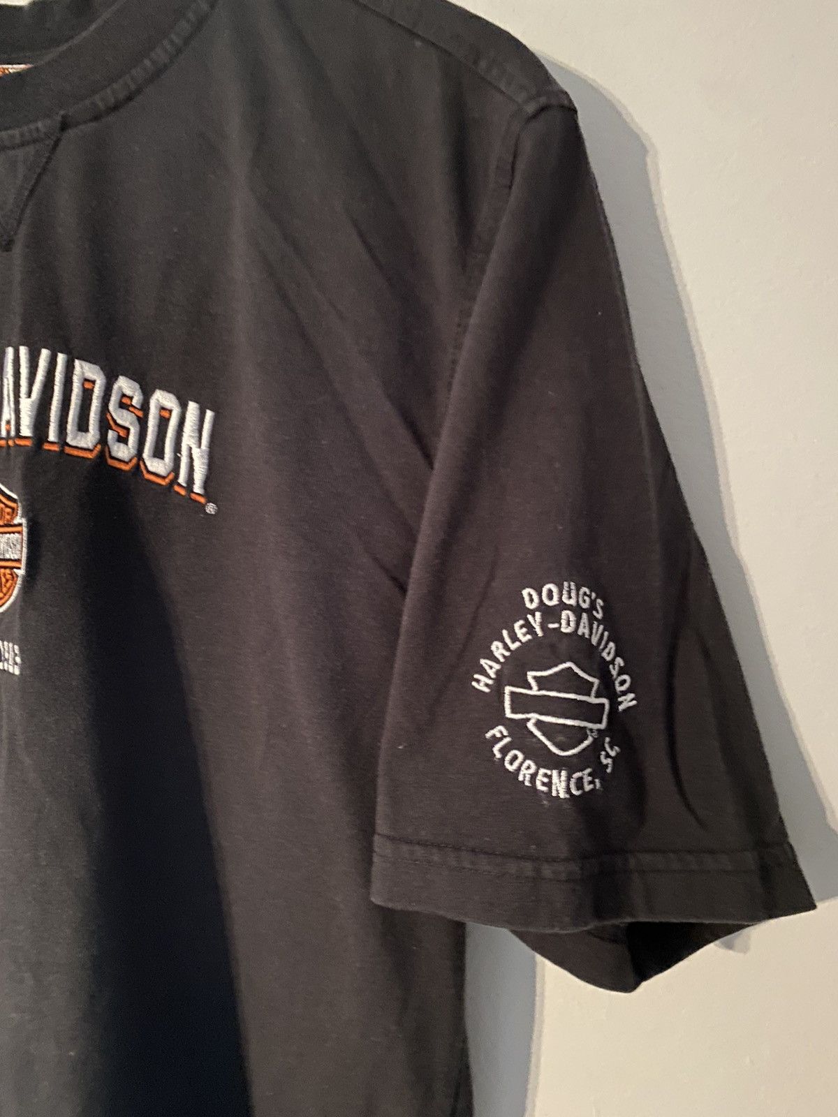 Harley Davidson × Vintage Vintage Embroidered Harley Davidson T Shirt Tee Size US M / EU 48-50 / 2 - 3 Thumbnail