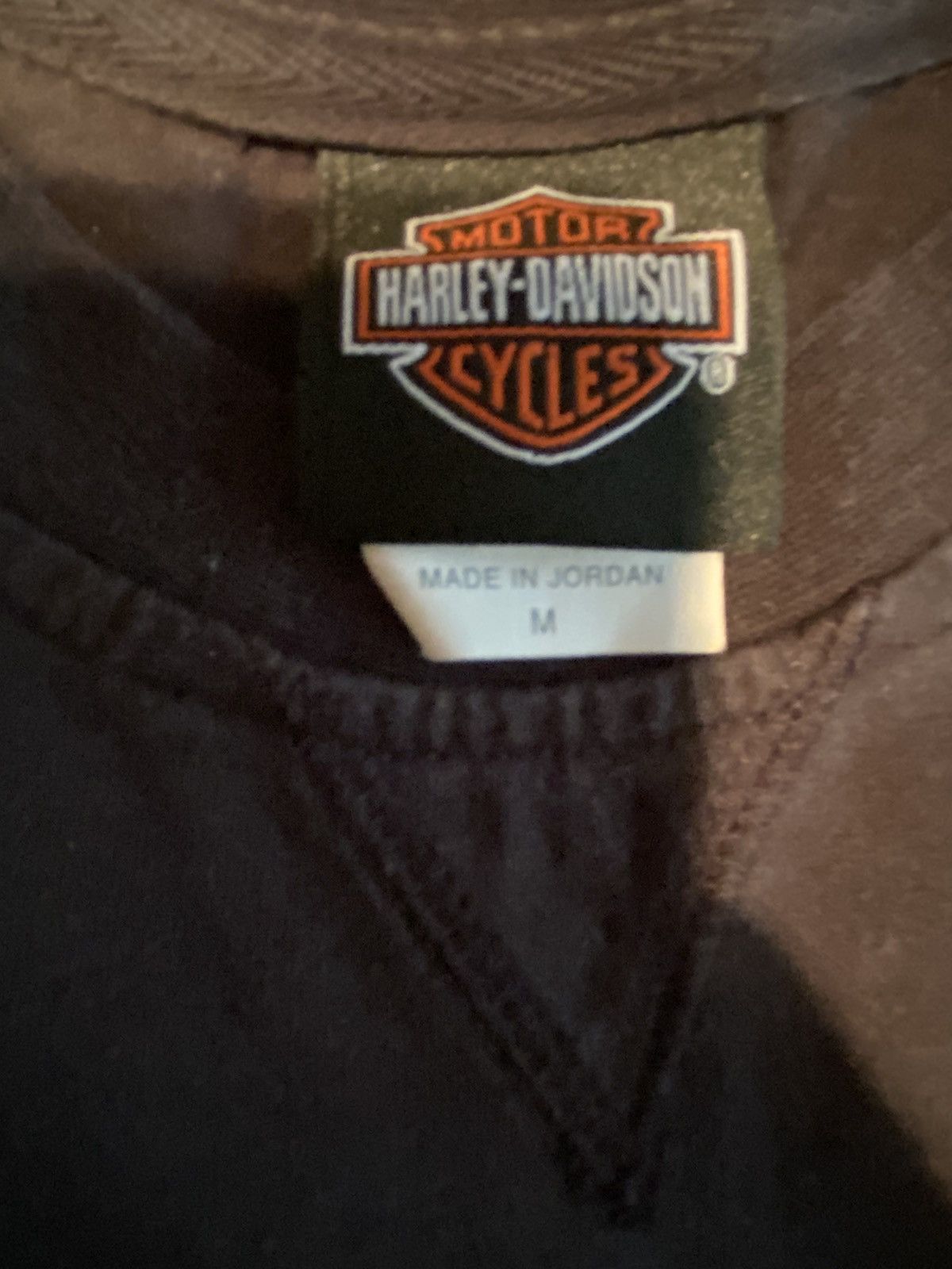 Harley Davidson × Vintage Vintage Embroidered Harley Davidson T Shirt Tee Size US M / EU 48-50 / 2 - 5 Thumbnail
