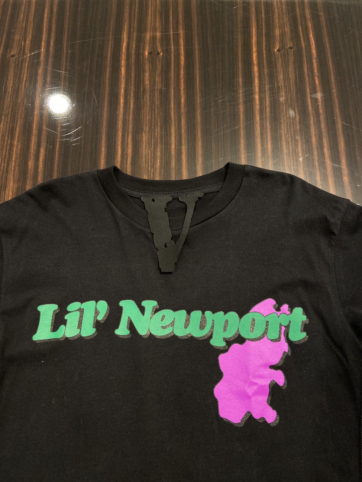 Vlone Vlone x yams day lil Newport BLACK Tee *rare* from Vlone Size US S / EU 44-46 / 1 - 7 Thumbnail