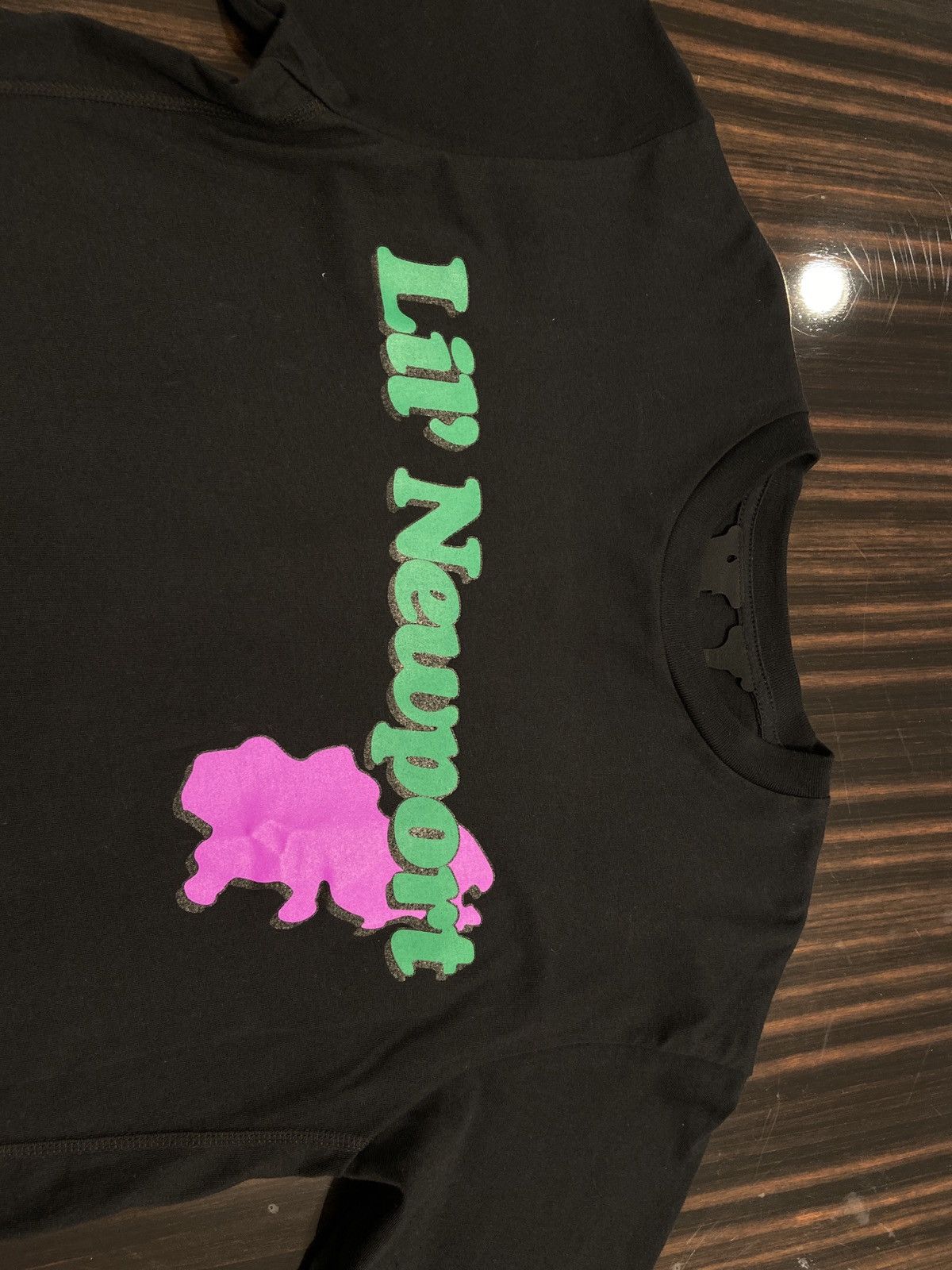 Vlone Vlone x yams day lil Newport BLACK Tee *rare* from Vlone Size US S / EU 44-46 / 1 - 4 Thumbnail