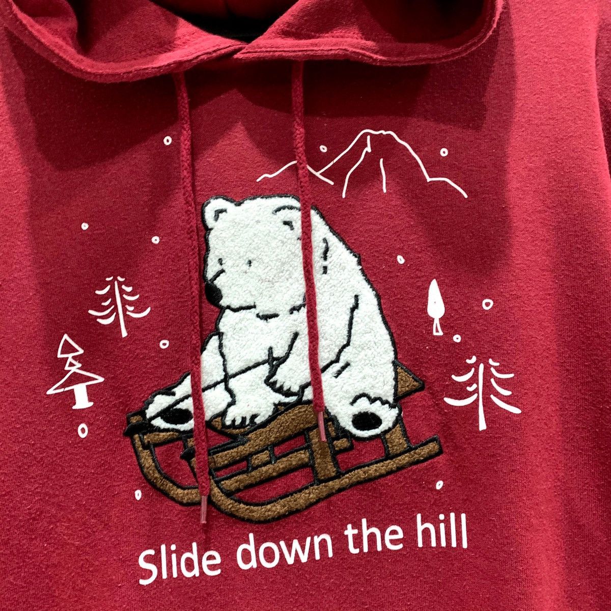 Japanese Brand × Vintage BEAR Design Hoodie Size M Fits L Size US L / EU 52-54 / 3 - 3 Thumbnail