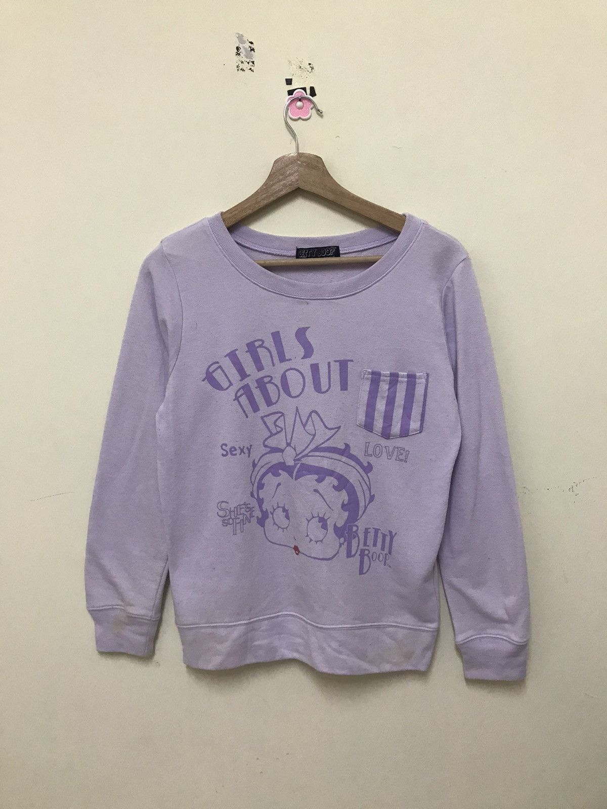 Cartoon Network × Japanese Brand Vintage Betty Boops Sweatshirt Big Logo Size US M / EU 48-50 / 2 - 1 Thumbnail