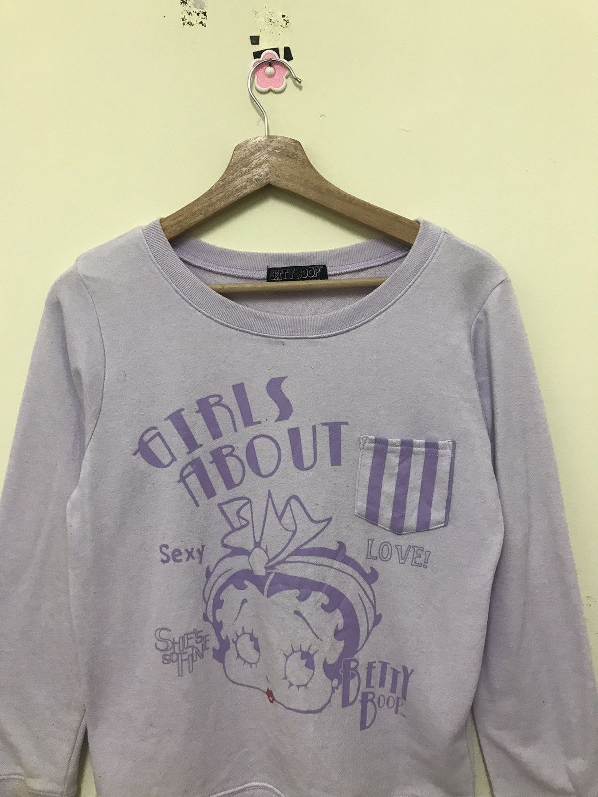 Cartoon Network × Japanese Brand Vintage Betty Boops Sweatshirt Big Logo Size US M / EU 48-50 / 2 - 2 Thumbnail