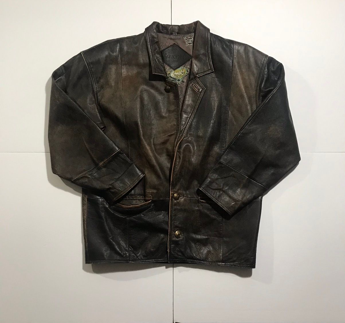 Vintage Vintage 80s Cavaricci Leather Jacket | Grailed