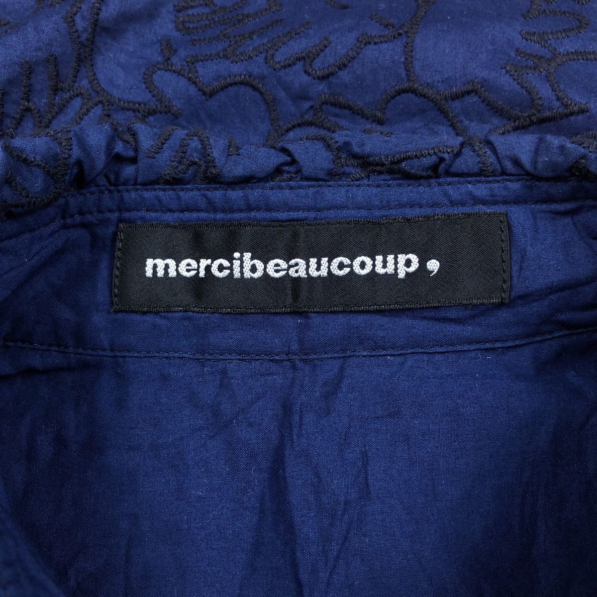 Issey Miyake Mercibeaucoup Embroidery Hand Sign Shirt Size US L / EU 52-54 / 3 - 11 Thumbnail