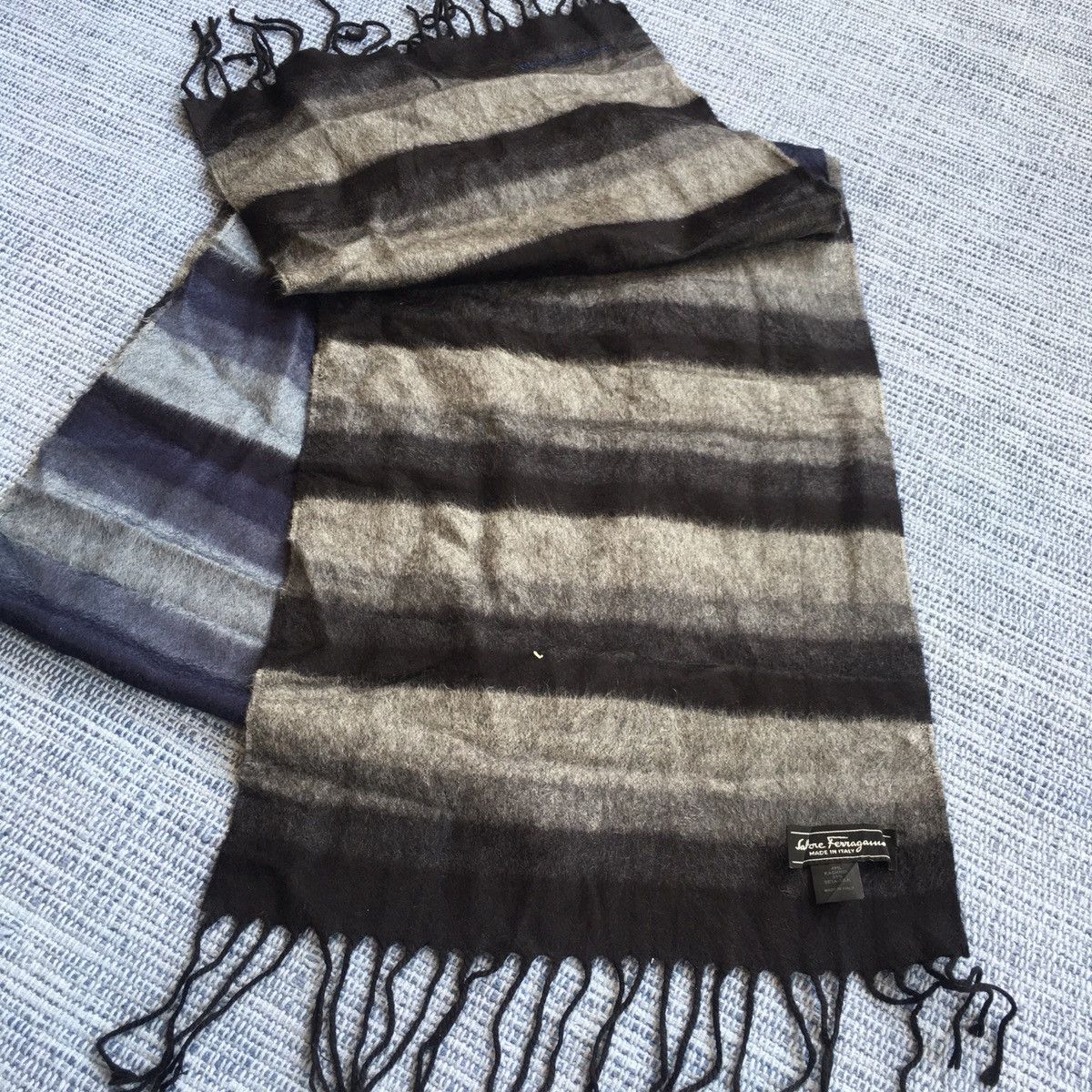 Salvatore Ferragamo 2 tones scarf Size ONE SIZE - 3 Thumbnail