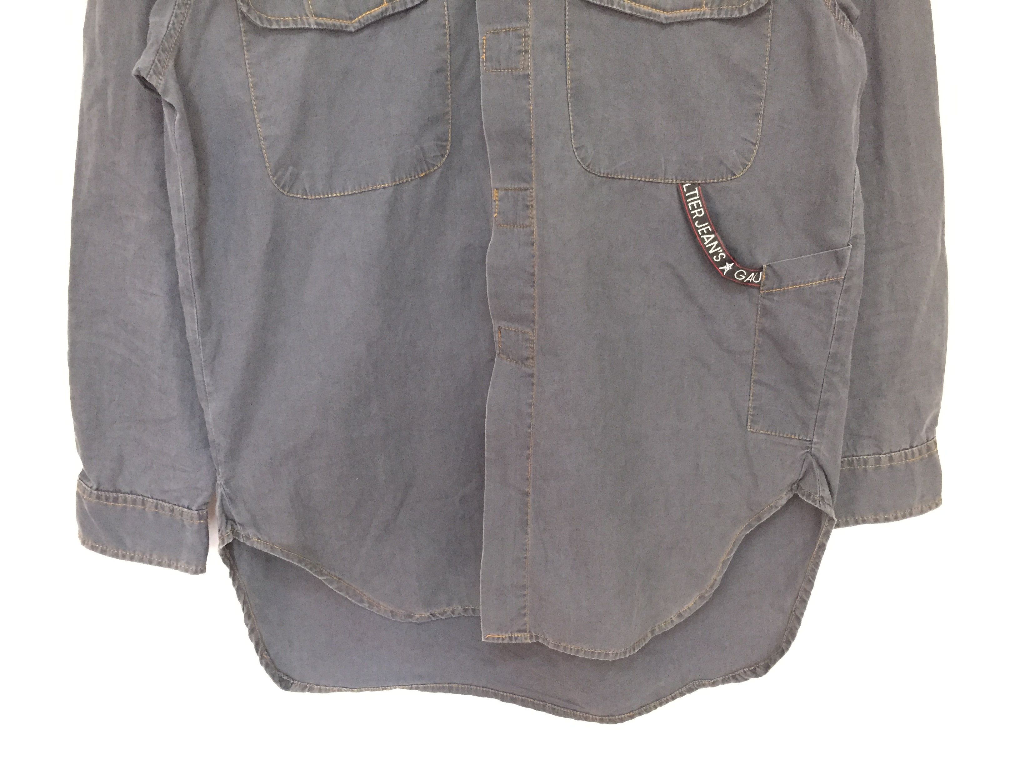 Jean Paul Gaultier 90's JPG oversize velcro straps Bondage shirt Size US M / EU 48-50 / 2 - 5 Thumbnail
