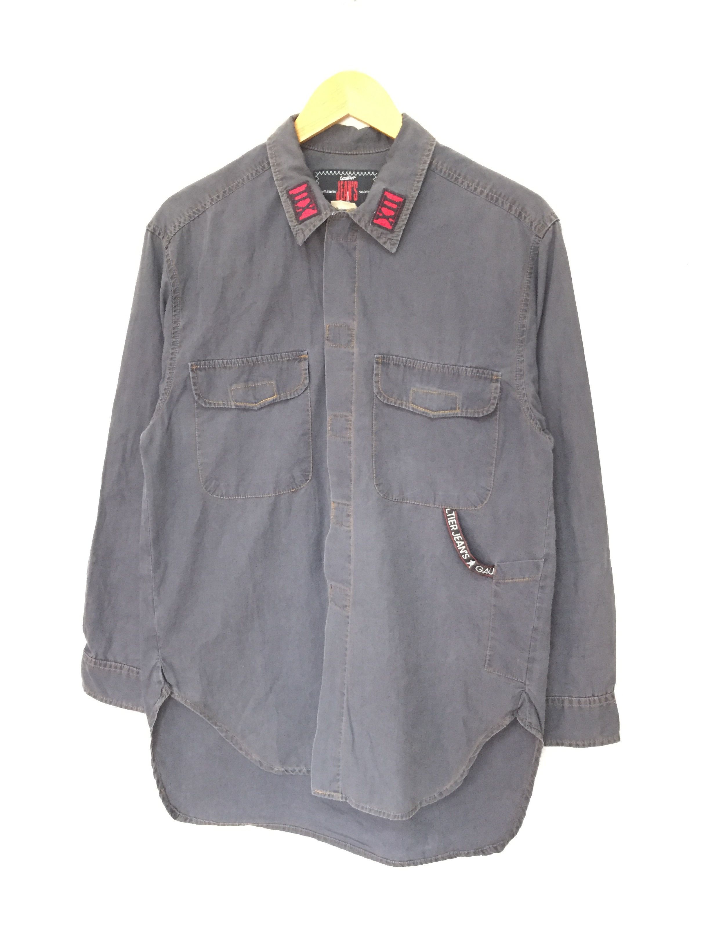 Jean Paul Gaultier 90's JPG oversize velcro straps Bondage shirt Size US M / EU 48-50 / 2 - 3 Thumbnail
