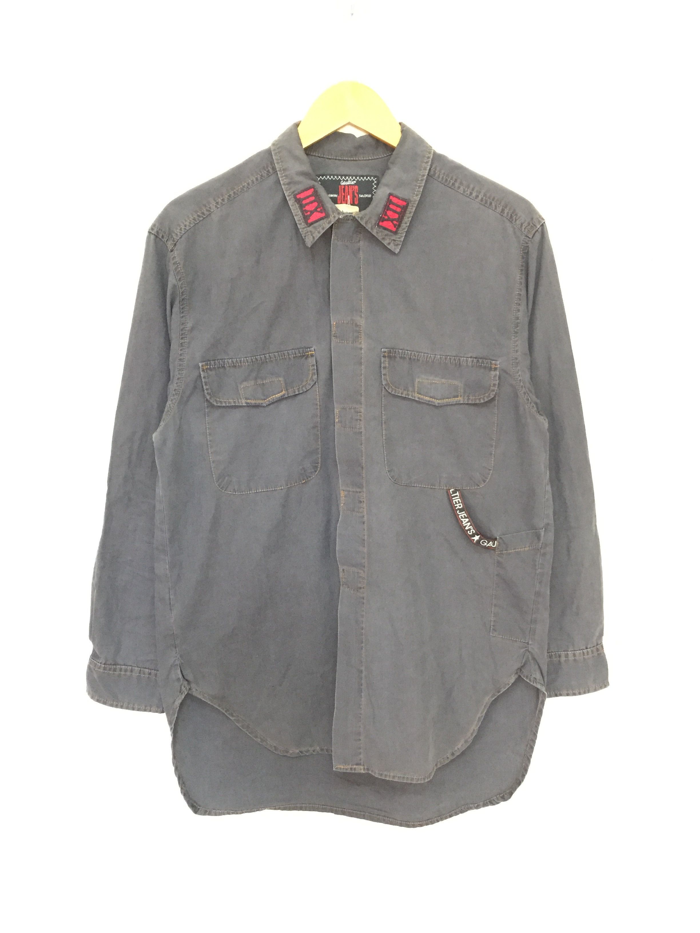 Jean Paul Gaultier 90's JPG oversize velcro straps Bondage shirt Size US M / EU 48-50 / 2 - 2 Thumbnail