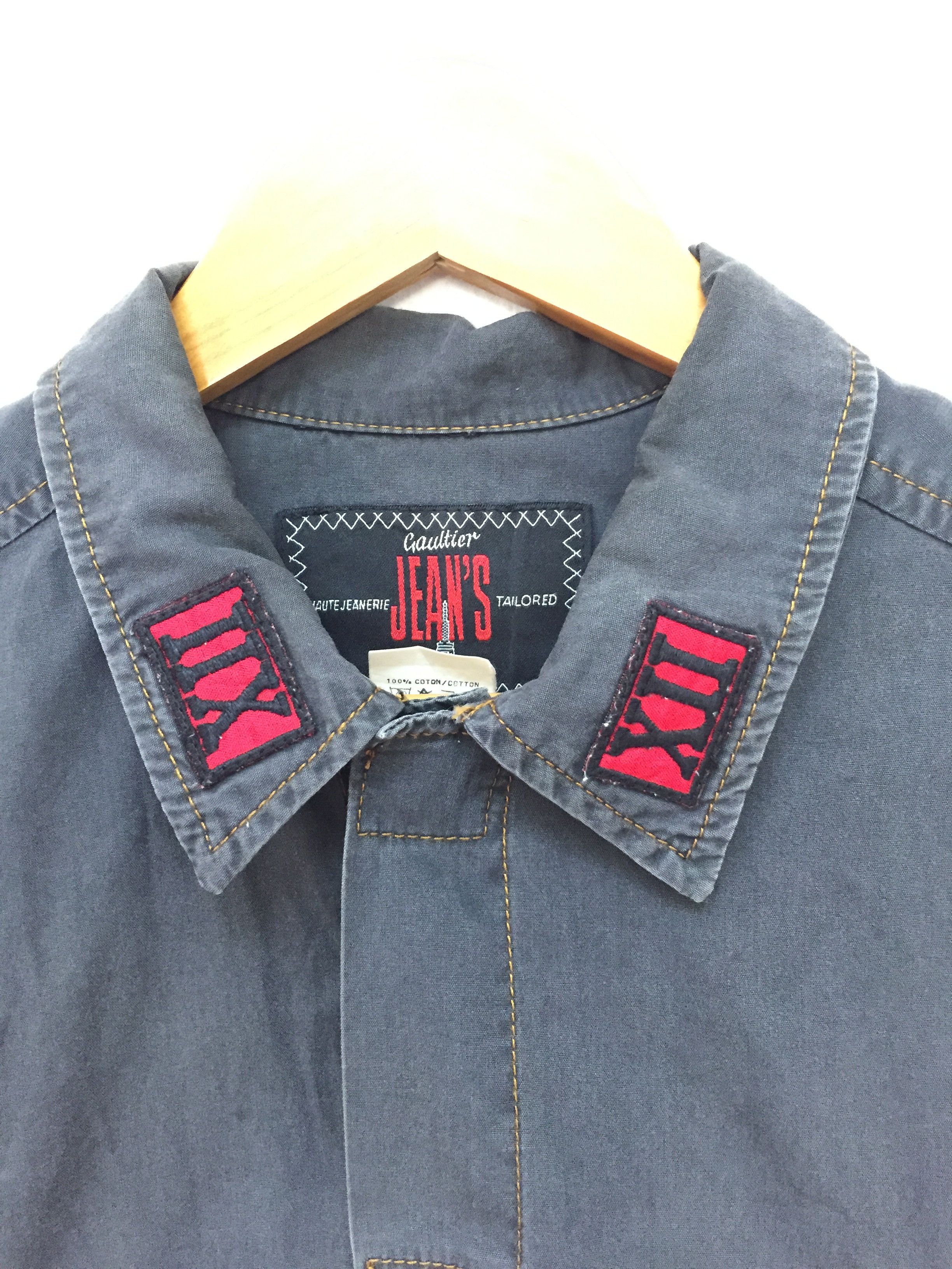 Jean Paul Gaultier 90's JPG oversize velcro straps Bondage shirt Size US M / EU 48-50 / 2 - 7 Thumbnail