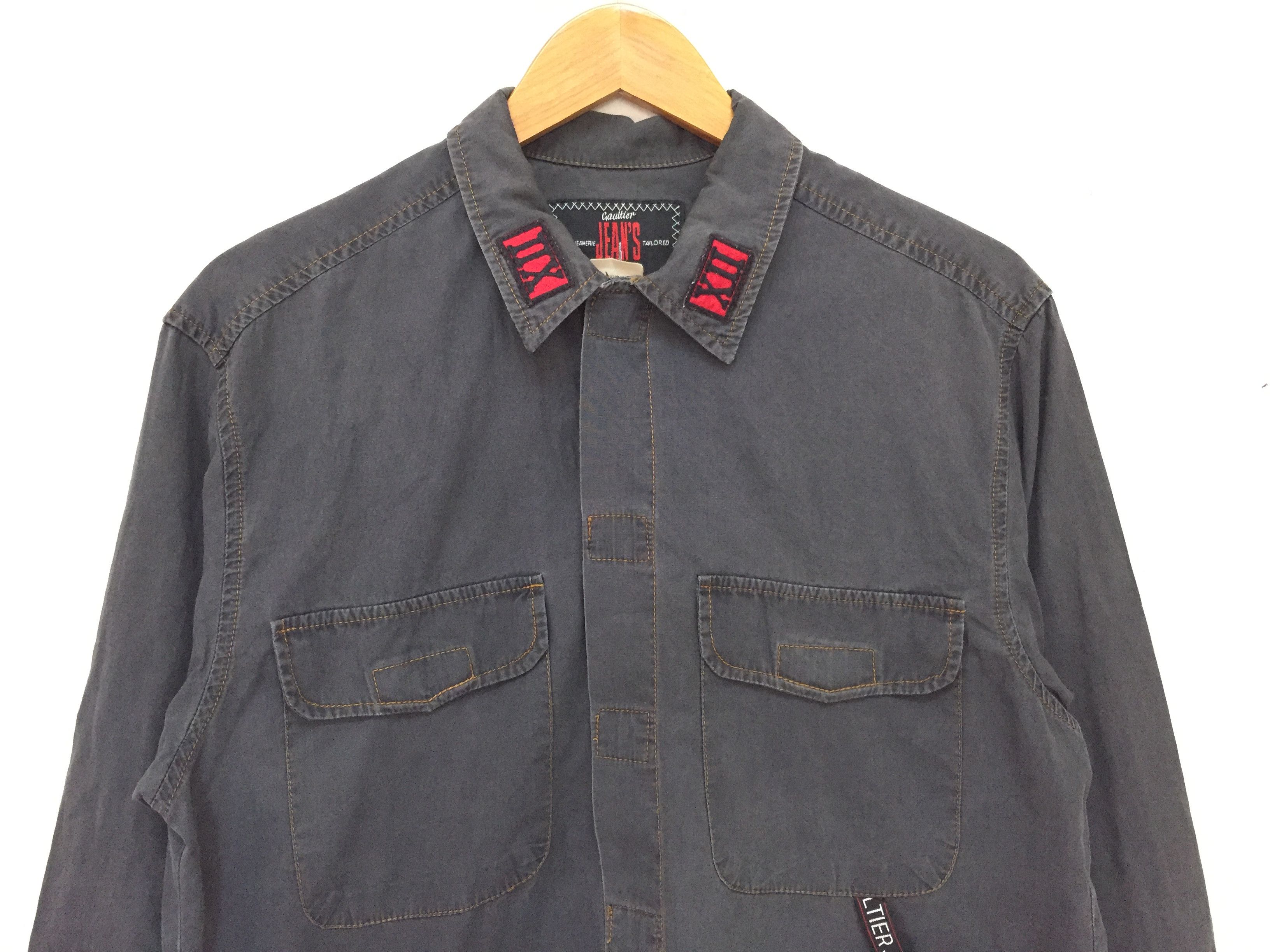 Jean Paul Gaultier 90's JPG oversize velcro straps Bondage shirt Size US M / EU 48-50 / 2 - 4 Thumbnail