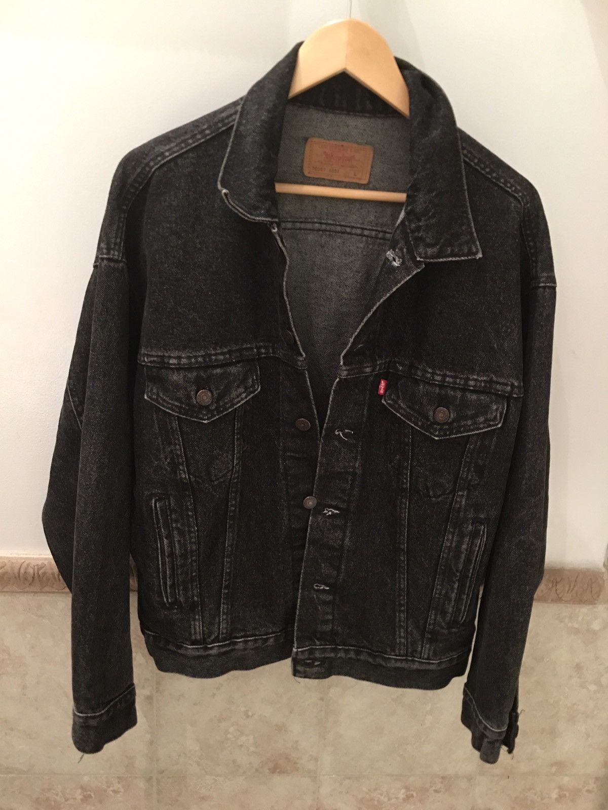 Levi's Vintage Levis Blk Denim Jacket | Grailed