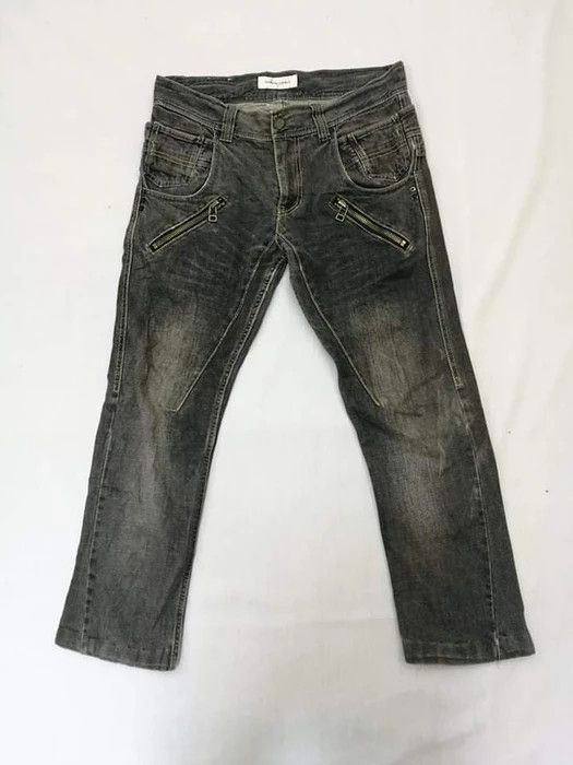Japanese Brand 💥Rare Urban Craft Double Waist 8 Pocketr Denim Pants Size US 33 - 1 Thumbnail