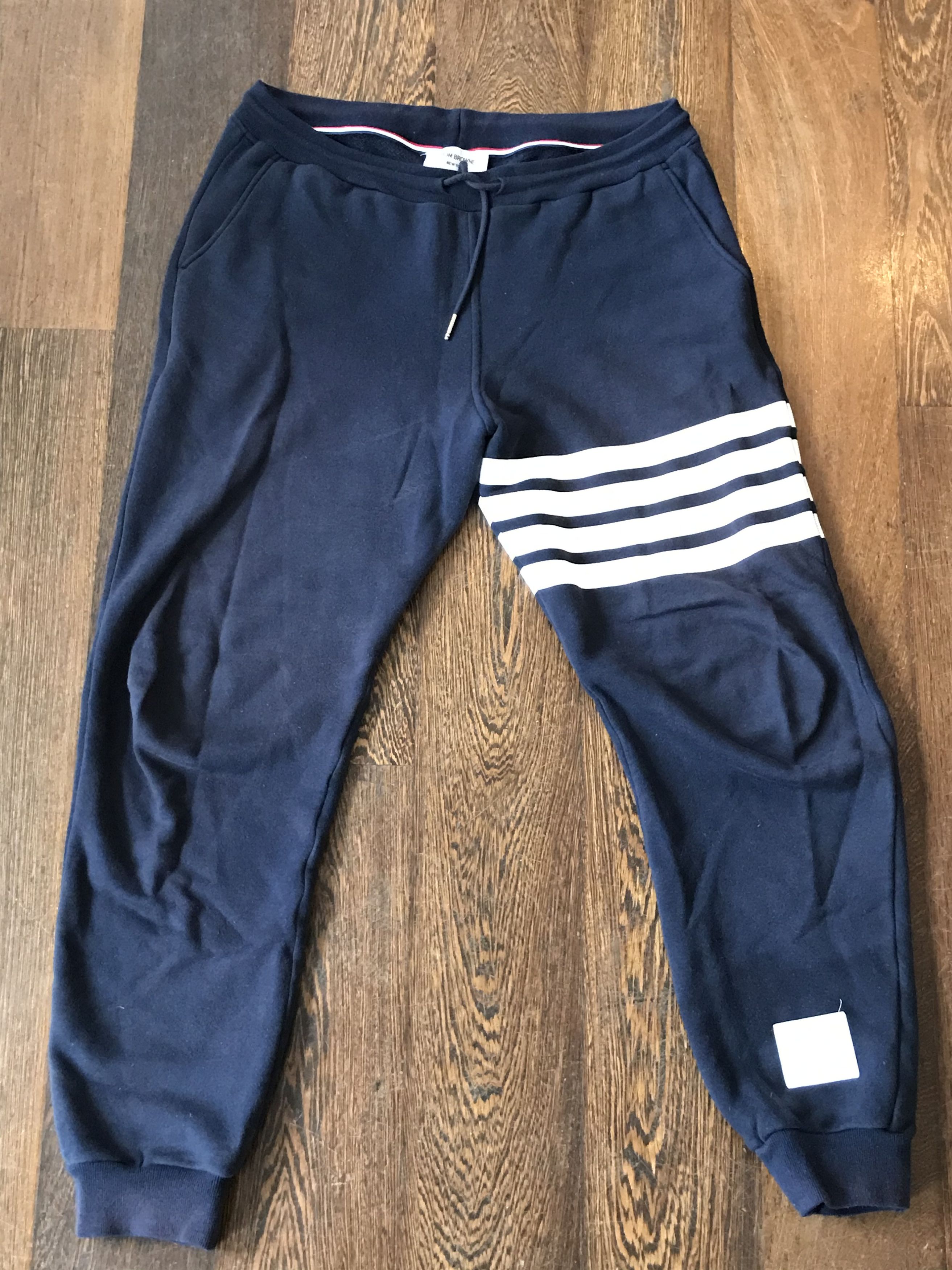 Thom browne sweatpants sizing sales