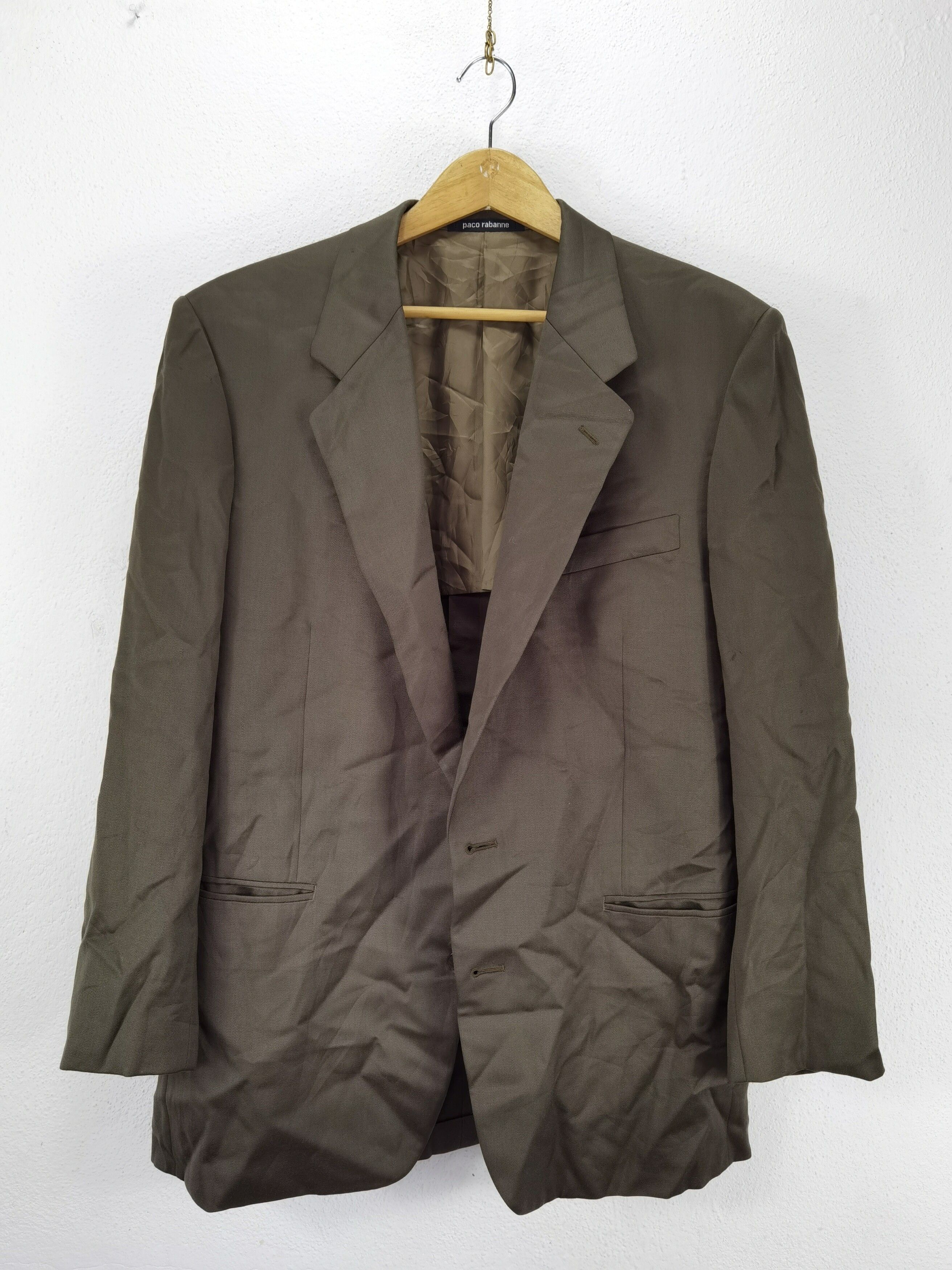 Paco Rabanne 2.6 mens suit blazer coat Paco Rabbane Size 42R - 1 Preview