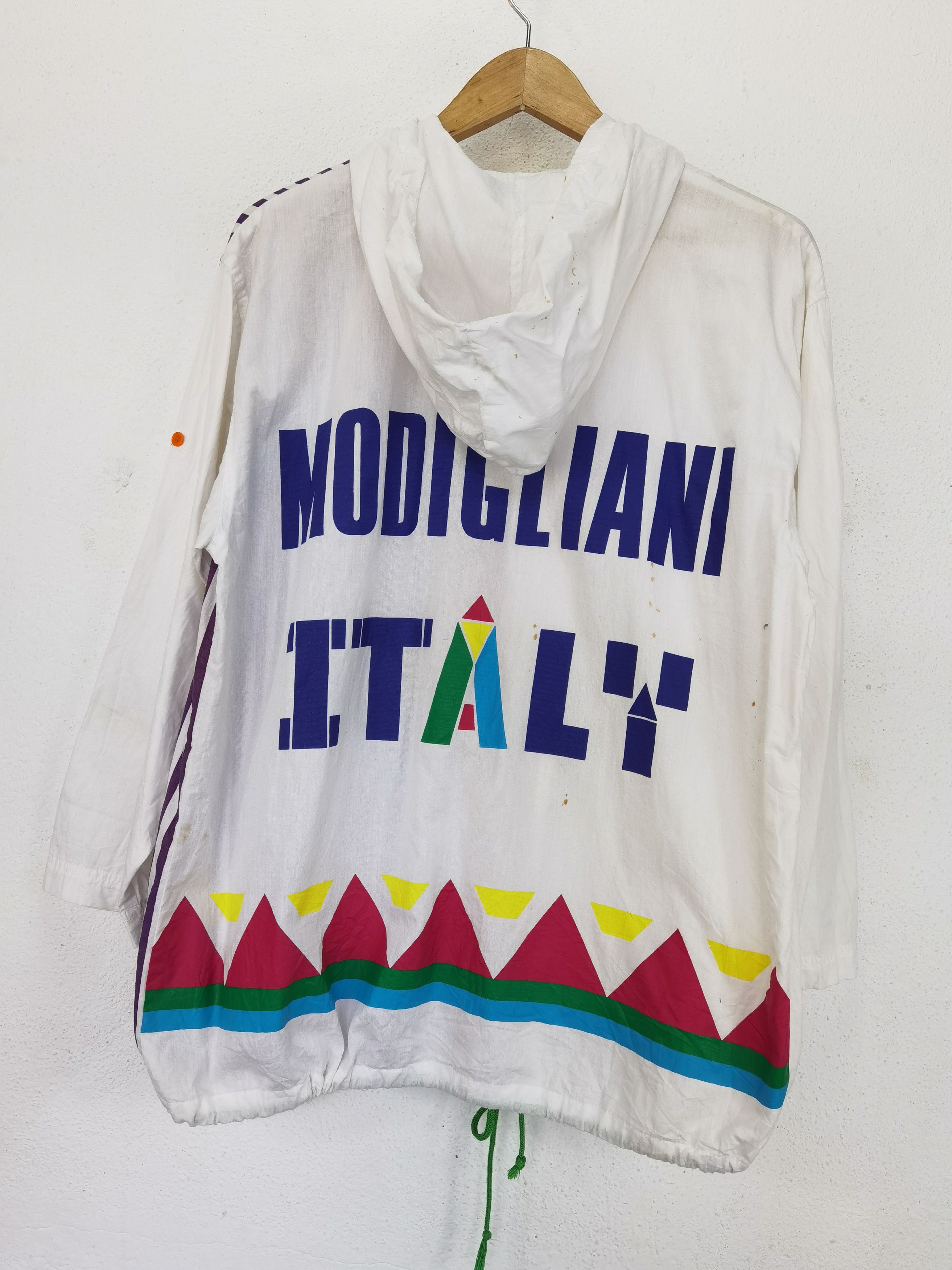 Italian Designers 2.6 vintage Modigliani retro art cotton jacket Size US M / EU 48-50 / 2 - 1 Preview