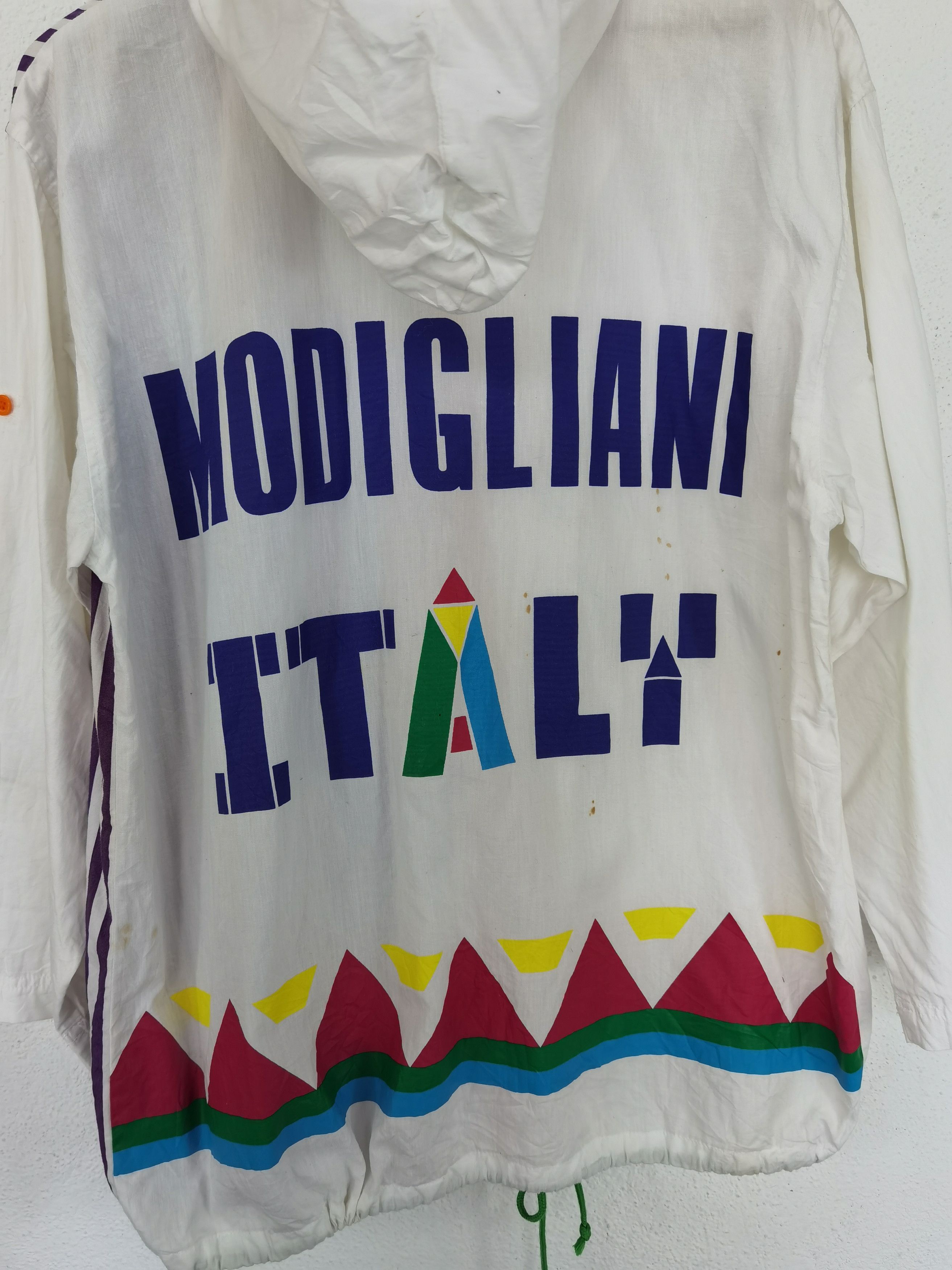 Italian Designers 2.6 vintage Modigliani retro art cotton jacket Size US M / EU 48-50 / 2 - 13 Thumbnail