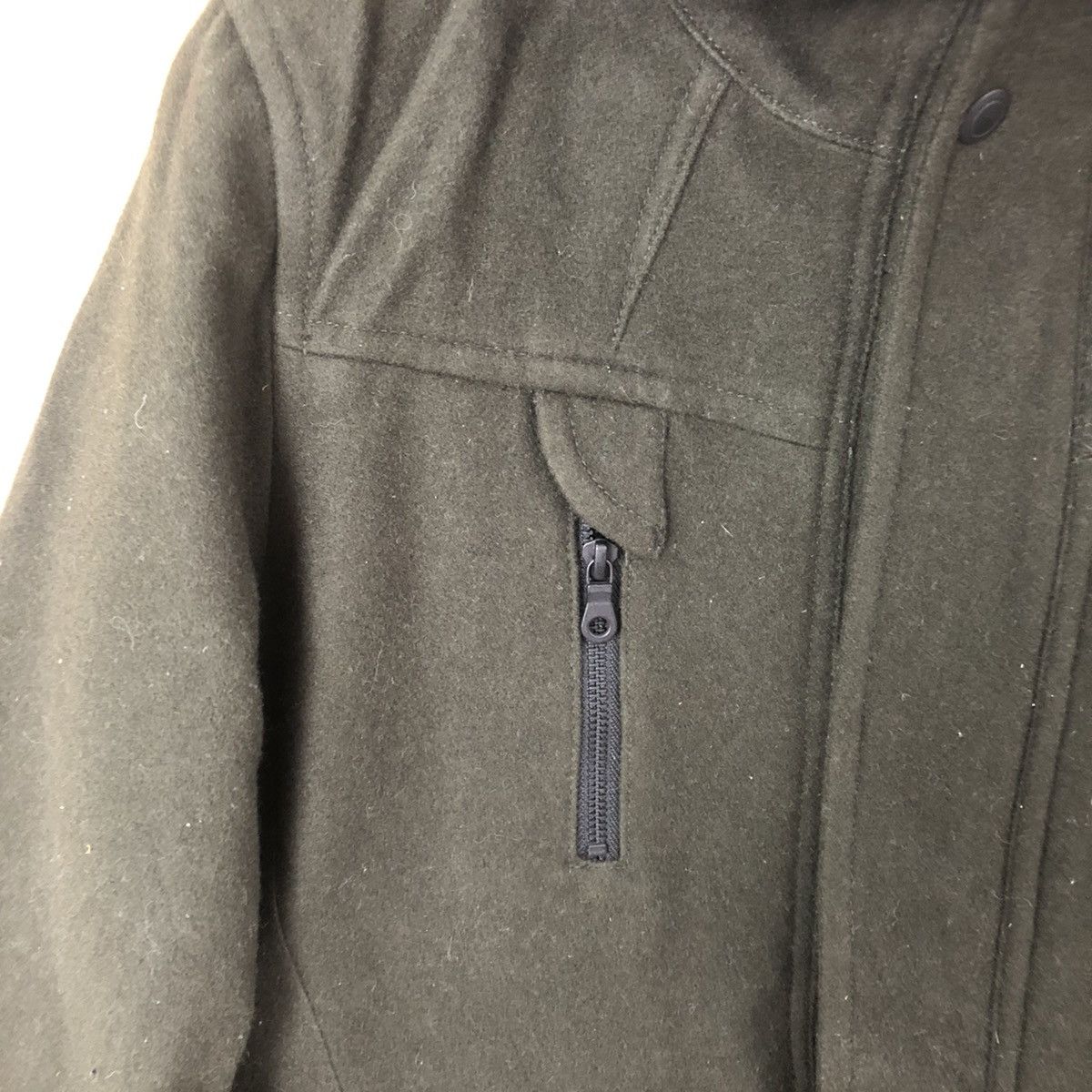 Takeo Kikuchi TAKEO KIKUCHI WOOL VARSITY HOODED JACKET #1877 Size US M / EU 48-50 / 2 - 5 Thumbnail
