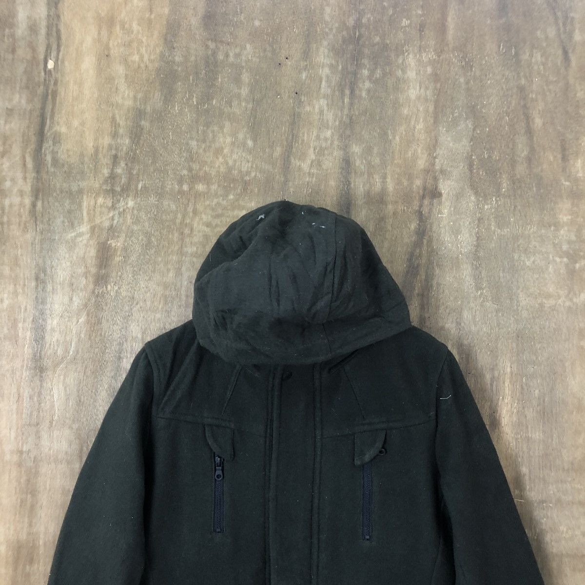 Takeo Kikuchi TAKEO KIKUCHI WOOL VARSITY HOODED JACKET #1877 Size US M / EU 48-50 / 2 - 2 Thumbnail