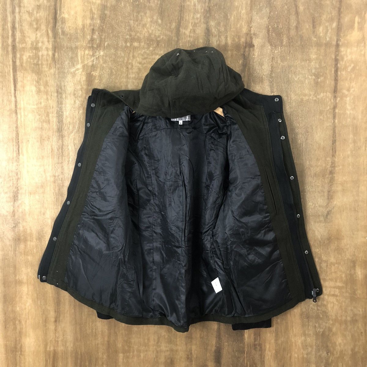 Takeo Kikuchi TAKEO KIKUCHI WOOL VARSITY HOODED JACKET #1877 Size US M / EU 48-50 / 2 - 11 Thumbnail