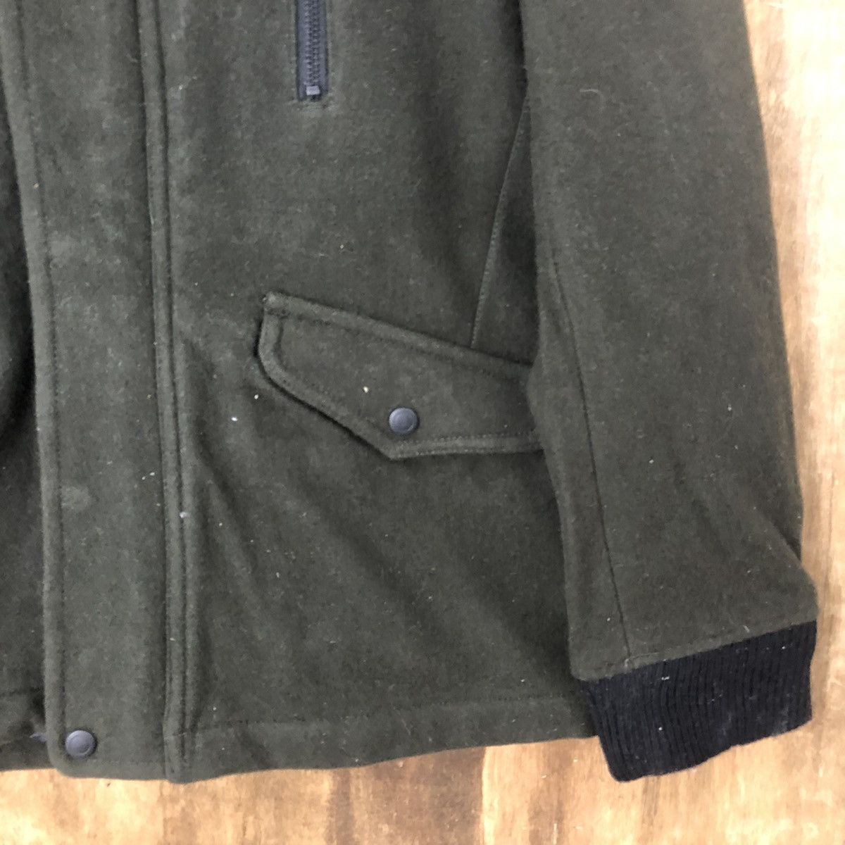 Takeo Kikuchi TAKEO KIKUCHI WOOL VARSITY HOODED JACKET #1877 Size US M / EU 48-50 / 2 - 8 Thumbnail
