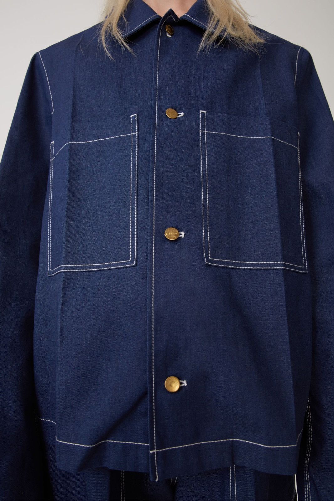 Acne Studios «Bridge D» Blå Konst denim work jacket | Grailed