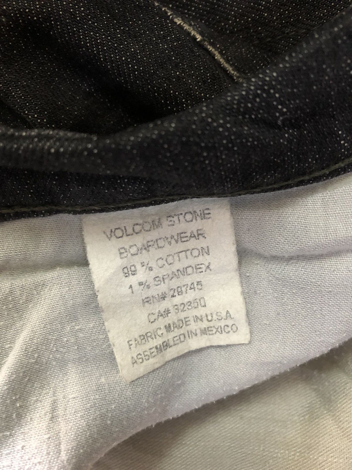Volcom stone black jeans usa size 34 #1956 Size US 34 / EU 50 - 7 Thumbnail