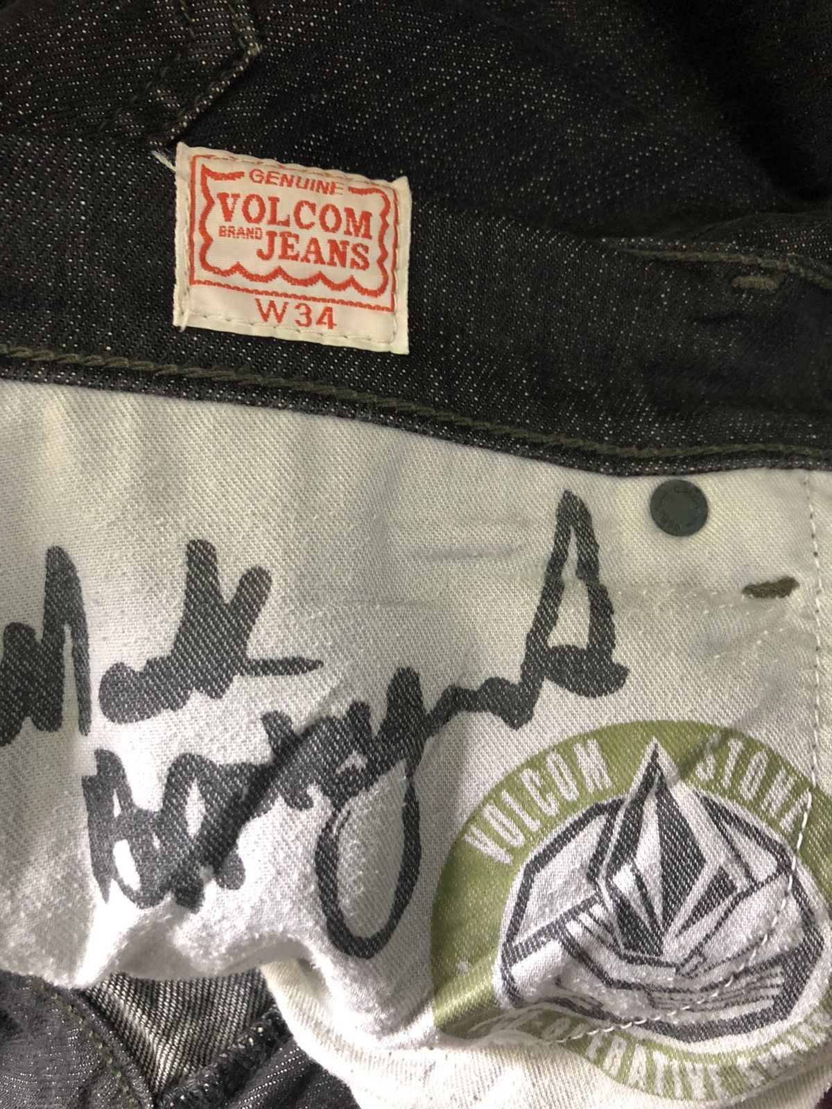 Volcom stone black jeans usa size 34 #1956 Size US 34 / EU 50 - 6 Thumbnail