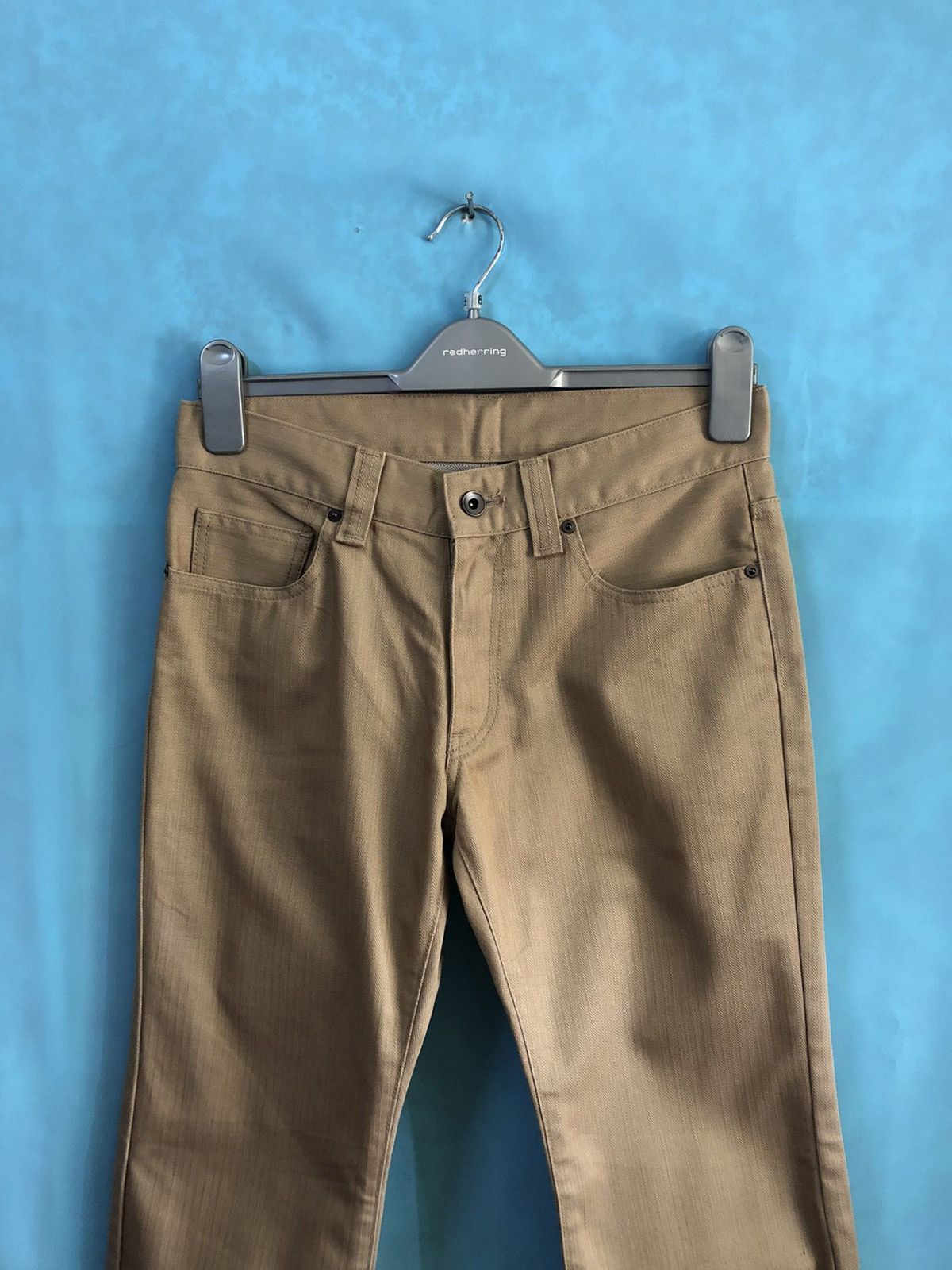 Boycott herringbone casual pants size 30 #1954 Size US 30 / EU 46 - 1 Thumbnail