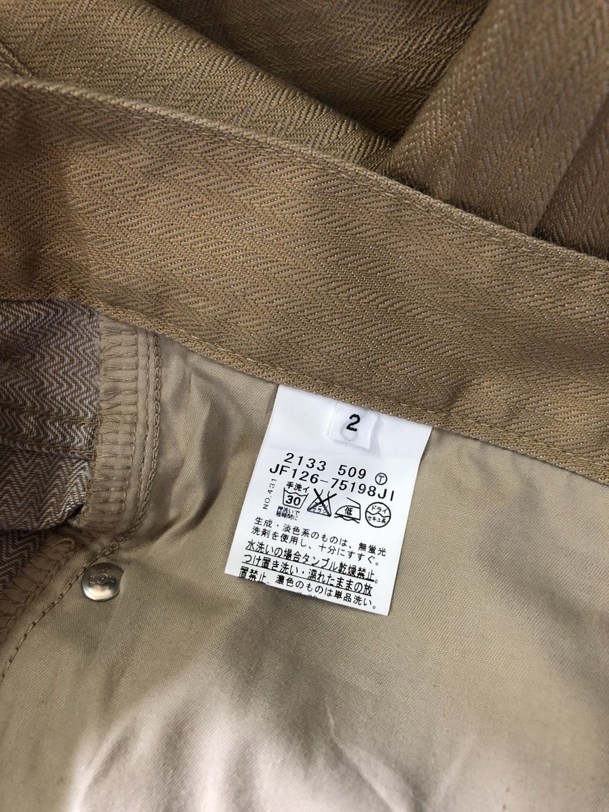 Boycott herringbone casual pants size 30 #1954 Size US 30 / EU 46 - 5 Thumbnail