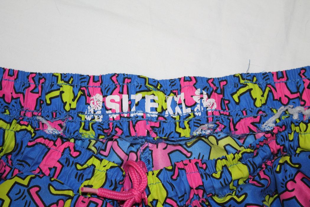 Keith Haring Colourfull Vintage Shorts Grailed