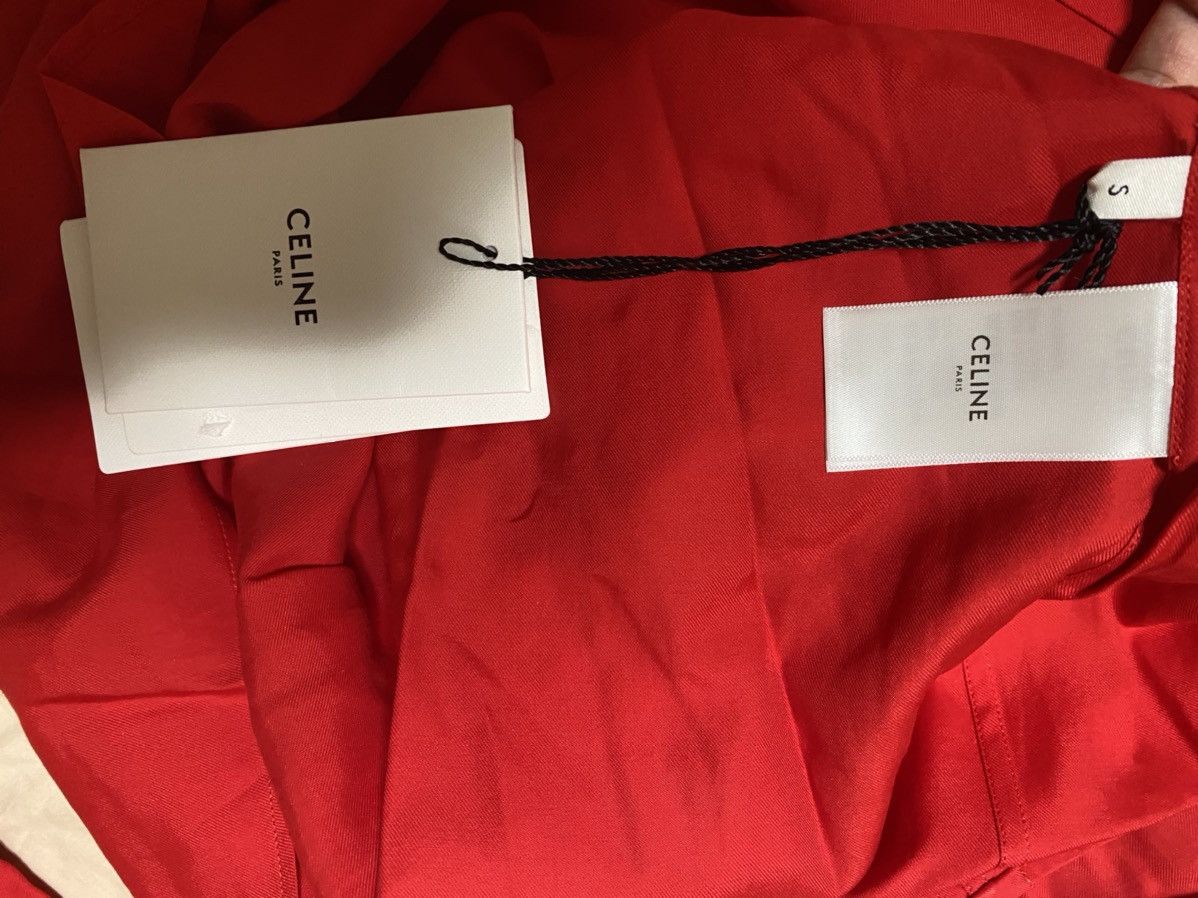 Celine × Hedi Slimane SS20 red shirt S/M Size US S / EU 44-46 / 1 - 7 Thumbnail