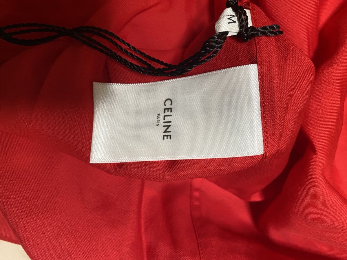 Celine × Hedi Slimane SS20 red shirt S/M Size US S / EU 44-46 / 1 - 13 Thumbnail