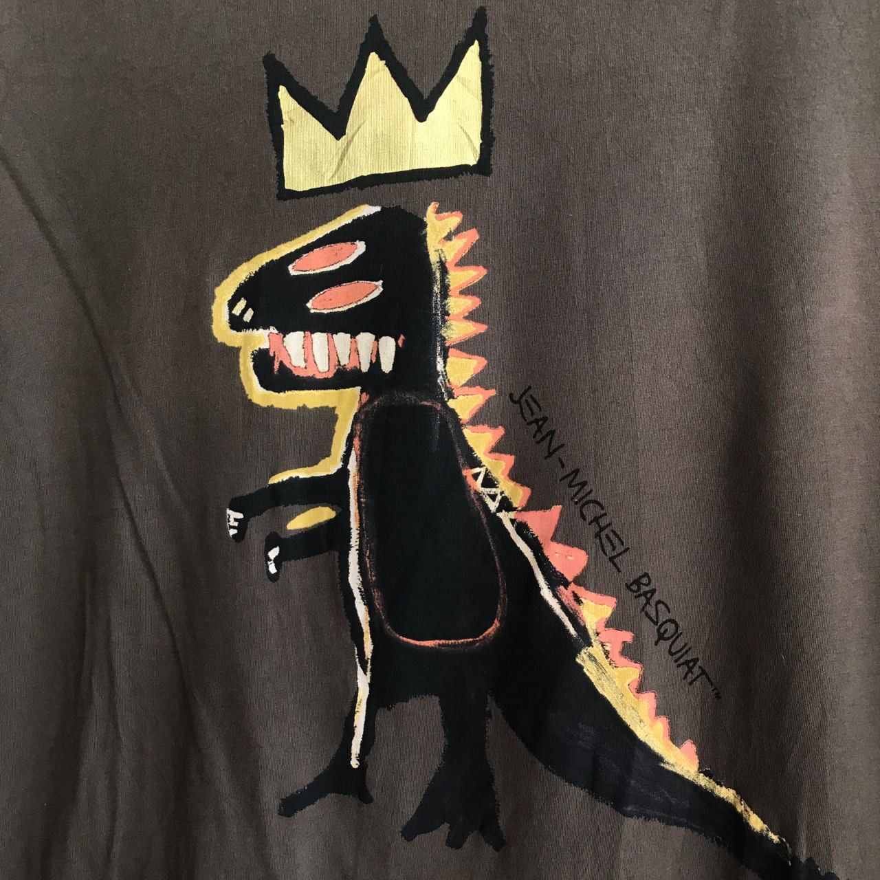 Jean-Michel Basquiat × Vintage 🔥 Vintage Jean Michel Basquiat Big Logo Design T-shirt Size US L / EU 52-54 / 3 - 2 Thumbnail