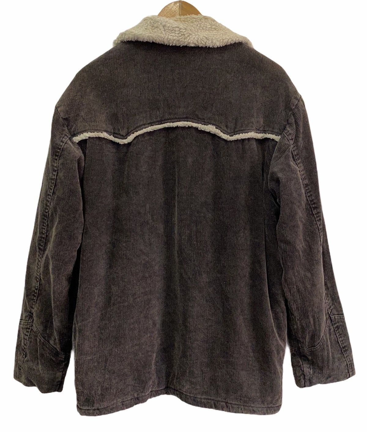 Vintage 🔥VINTAGE ICONIC ZIPPO USA SHEARLING CORDUROY BUTTON COAT Size US M / EU 48-50 / 2 - 5 Thumbnail