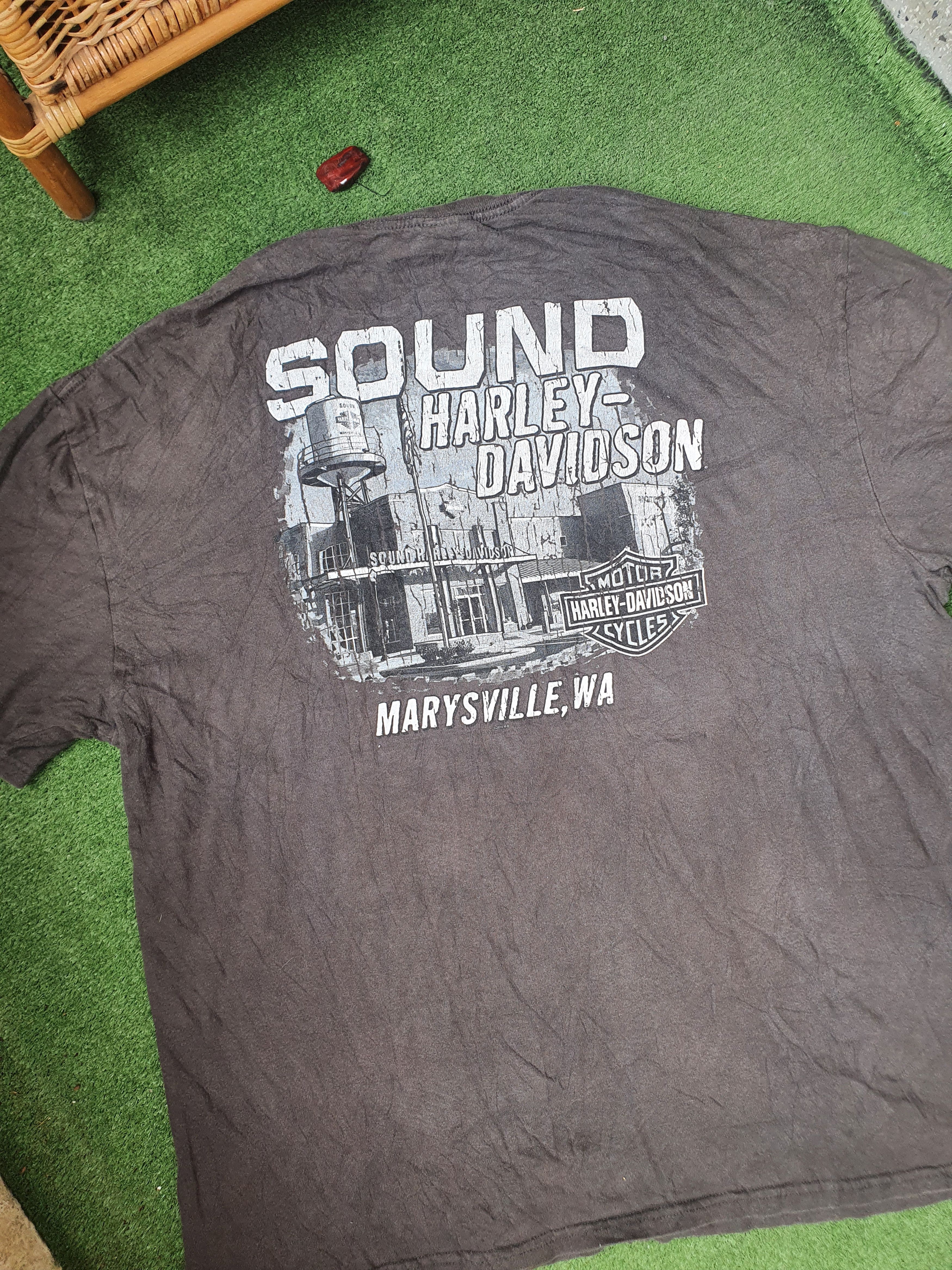 Harley Davidson Harley Davidson Marysville,WA 2016 tee,sz XL Size US XL / EU 56 / 4 - 10 Thumbnail