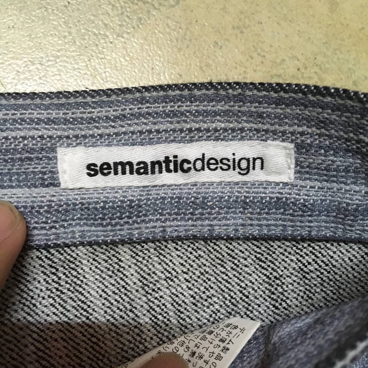 semanticdesign Semantic Design Rare Distressed Style Denim Size US 28 / EU 44 - 5 Thumbnail