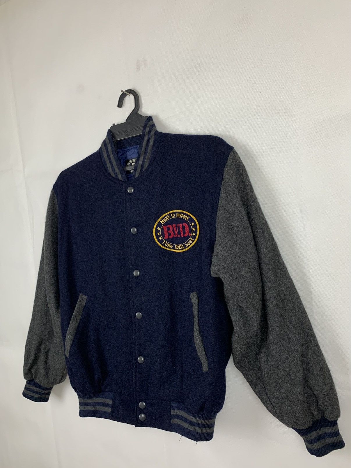 Japanese Brand B.V.D Varsity Jacket Size US L / EU 52-54 / 3 - 3 Thumbnail