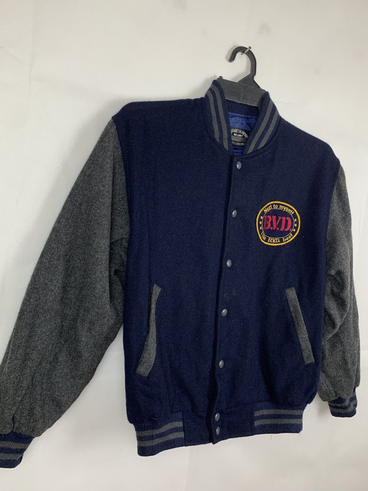 Japanese Brand B.V.D Varsity Jacket Size US L / EU 52-54 / 3 - 4 Thumbnail