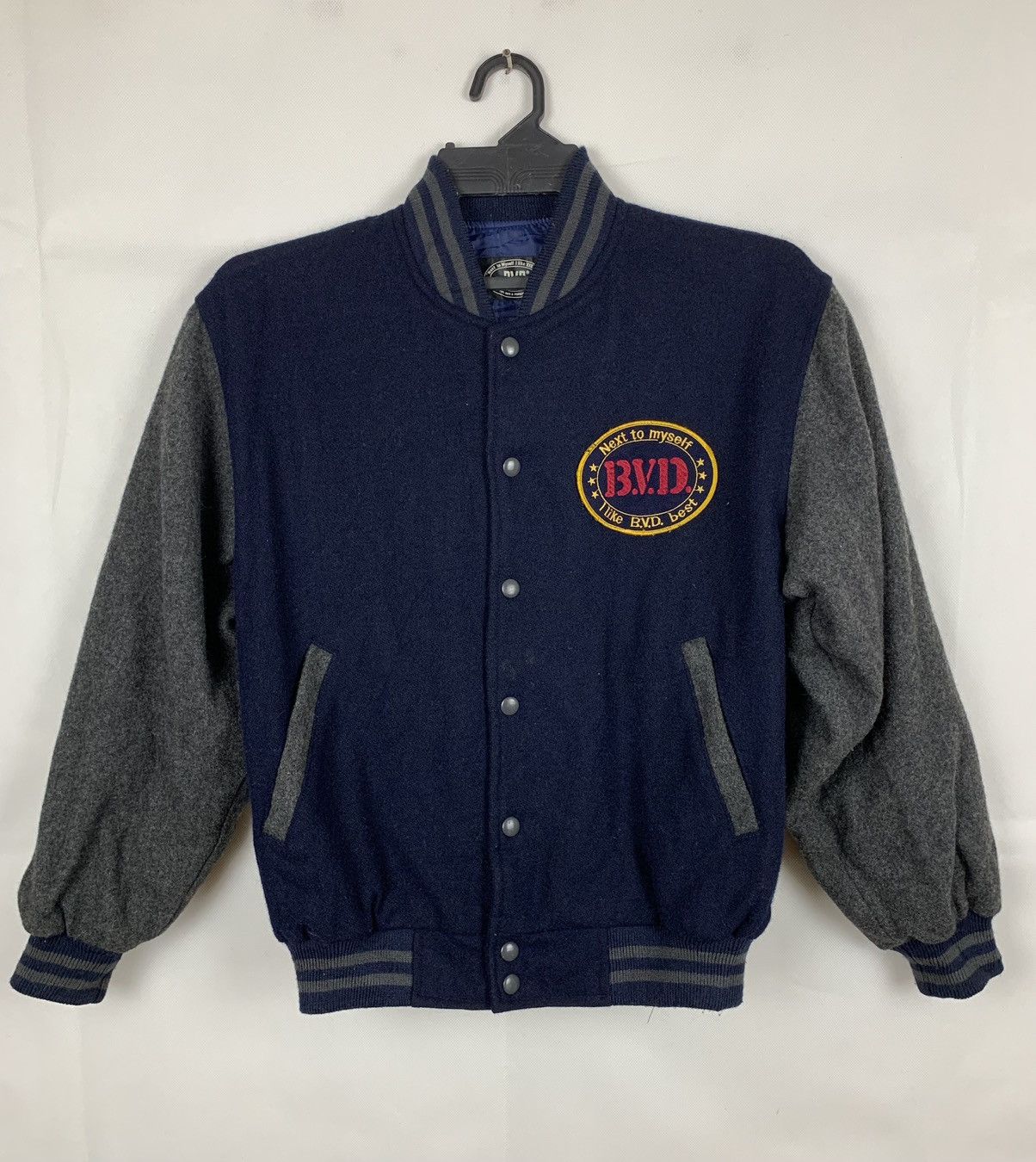 Japanese Brand B.V.D Varsity Jacket Size US L / EU 52-54 / 3 - 2 Thumbnail