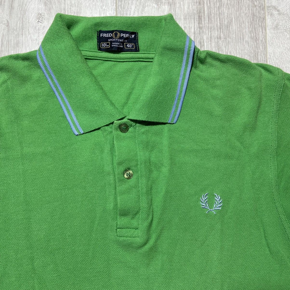 Fred Perry × Vintage Vintage Fred Perry Green Polo Shirt Size US M / EU 48-50 / 2 - 3 Thumbnail