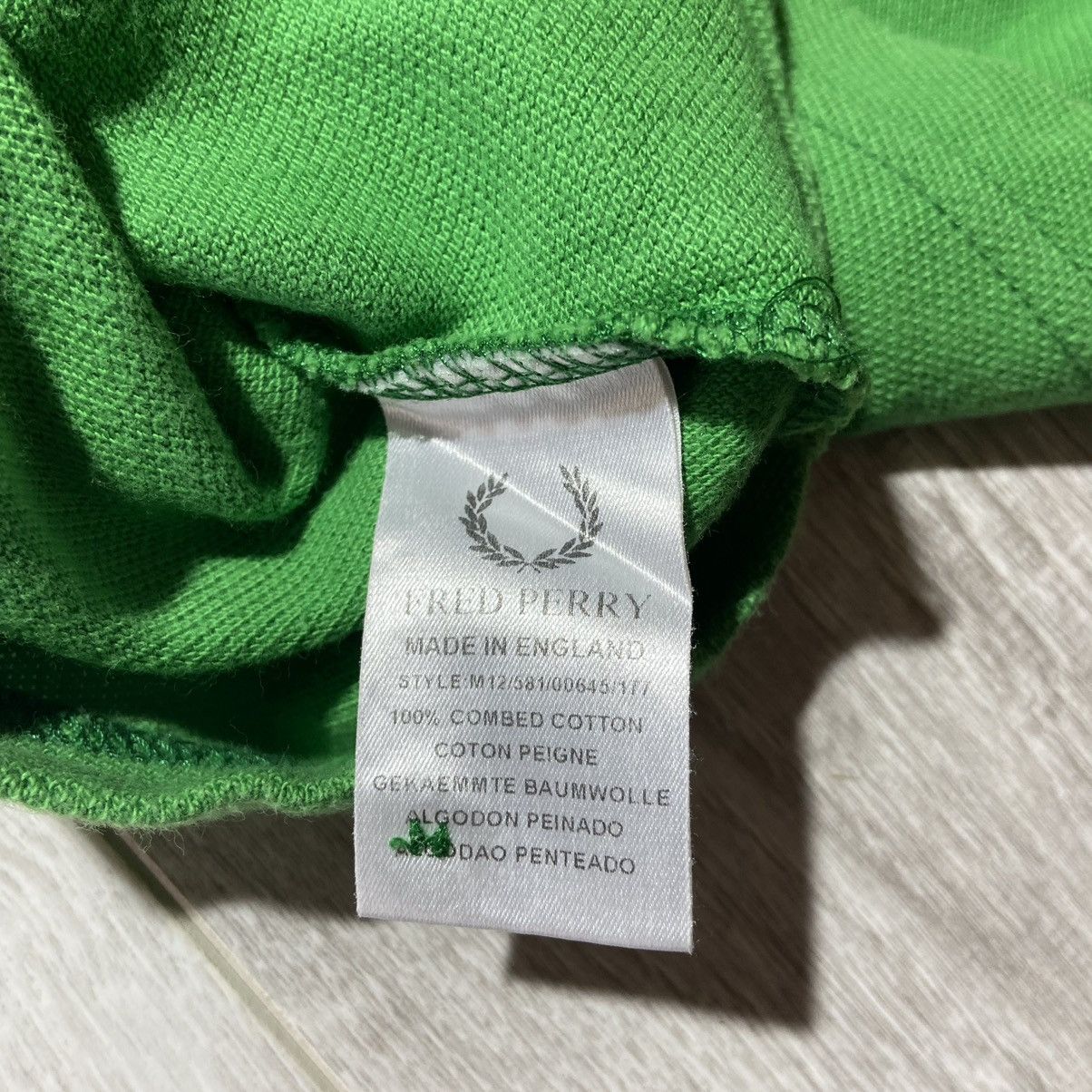 Fred Perry × Vintage Vintage Fred Perry Green Polo Shirt Size US M / EU 48-50 / 2 - 8 Thumbnail