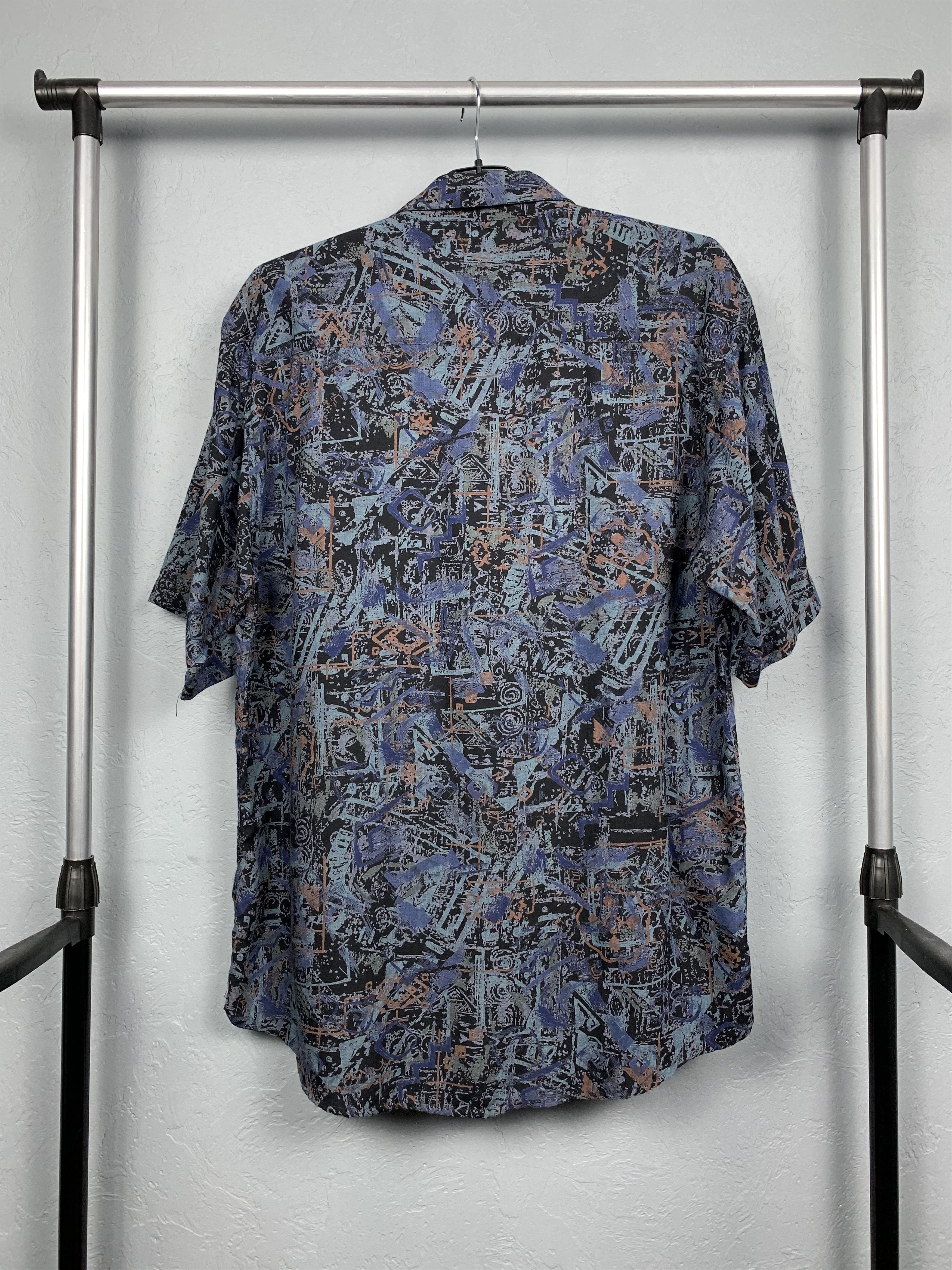 Japanese Brand × Vintage Vintage Mens Hawaiian Shirt Size US L / EU 52-54 / 3 - 6 Thumbnail