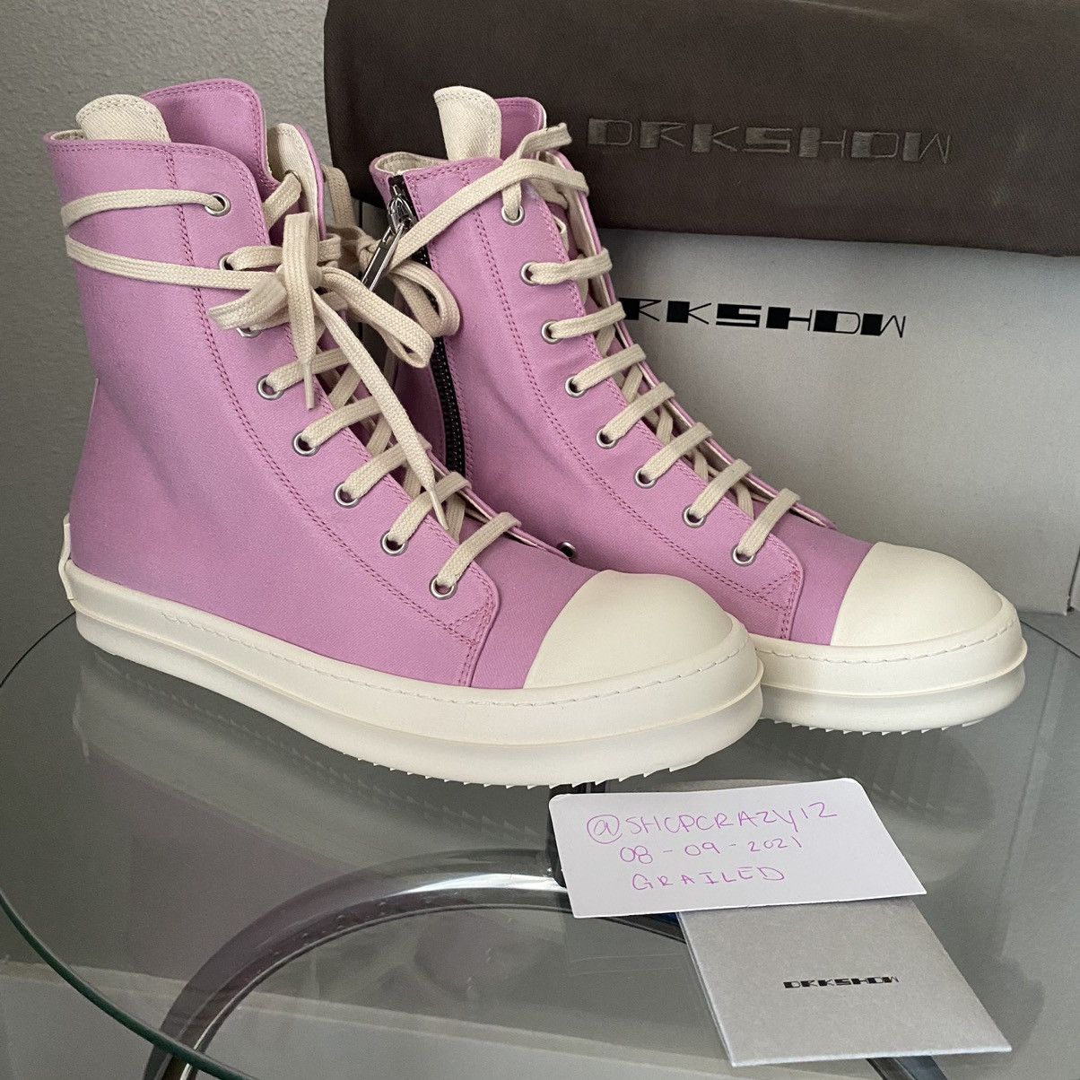 Rick Owens × Rick Owens Drkshdw Rick Owens DRKSHDW High top