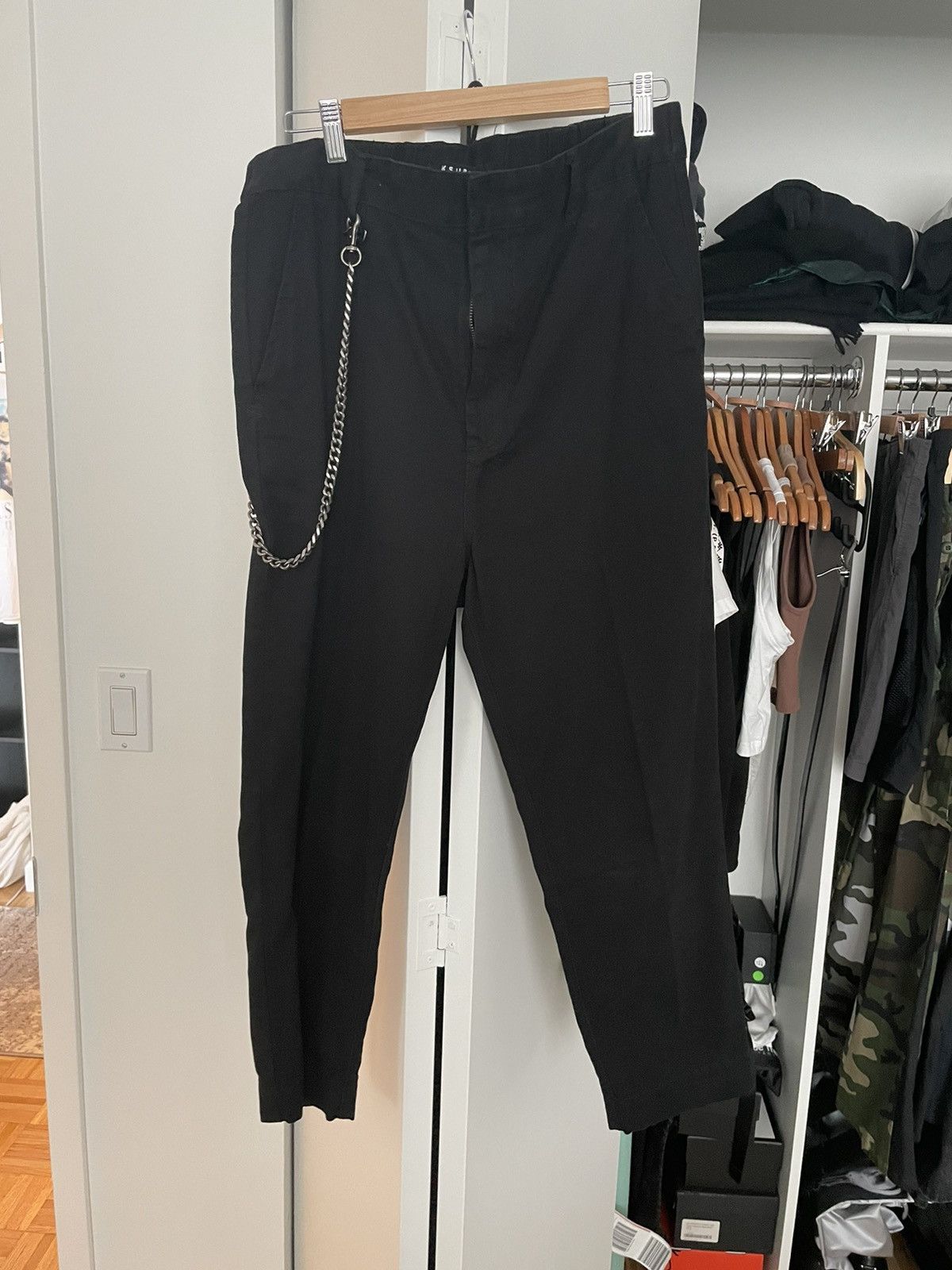 Ksubi Cropped “Sid” Trousers with Chain | Grailed