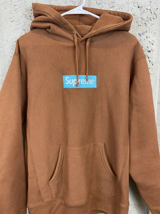 Supreme Brown Box Logo Hoodie