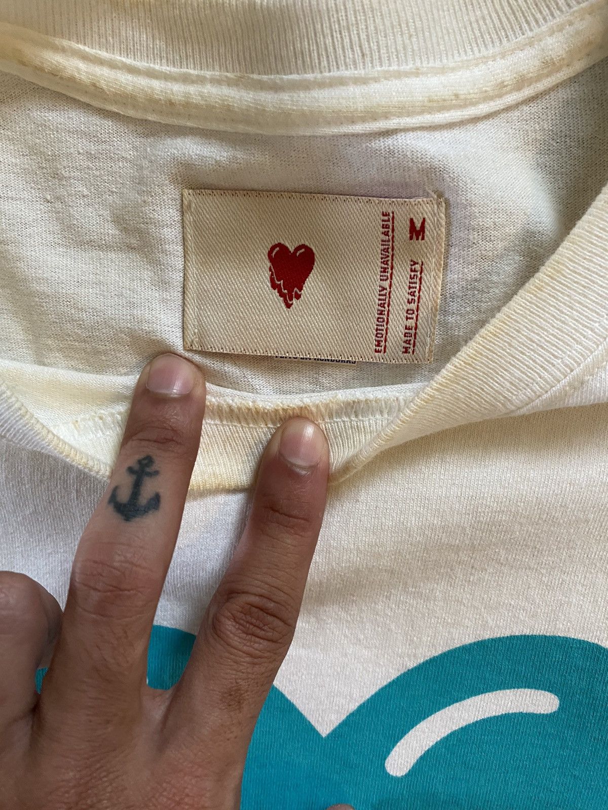 Emotionally Unavailable Emotionally Unavailable Heart t-Shirt Size US M / EU 48-50 / 2 - 2 Thumbnail