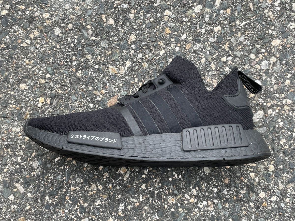 Adidas NMD_R1 Primeknit Japan Triple Black 2017 Size US 7.5 / EU 40-41 - 2 Thumbnail