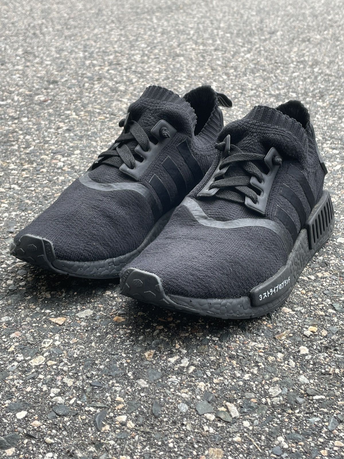 Adidas NMD_R1 Primeknit Japan Triple Black 2017 Size US 7.5 / EU 40-41 - 1 Thumbnail